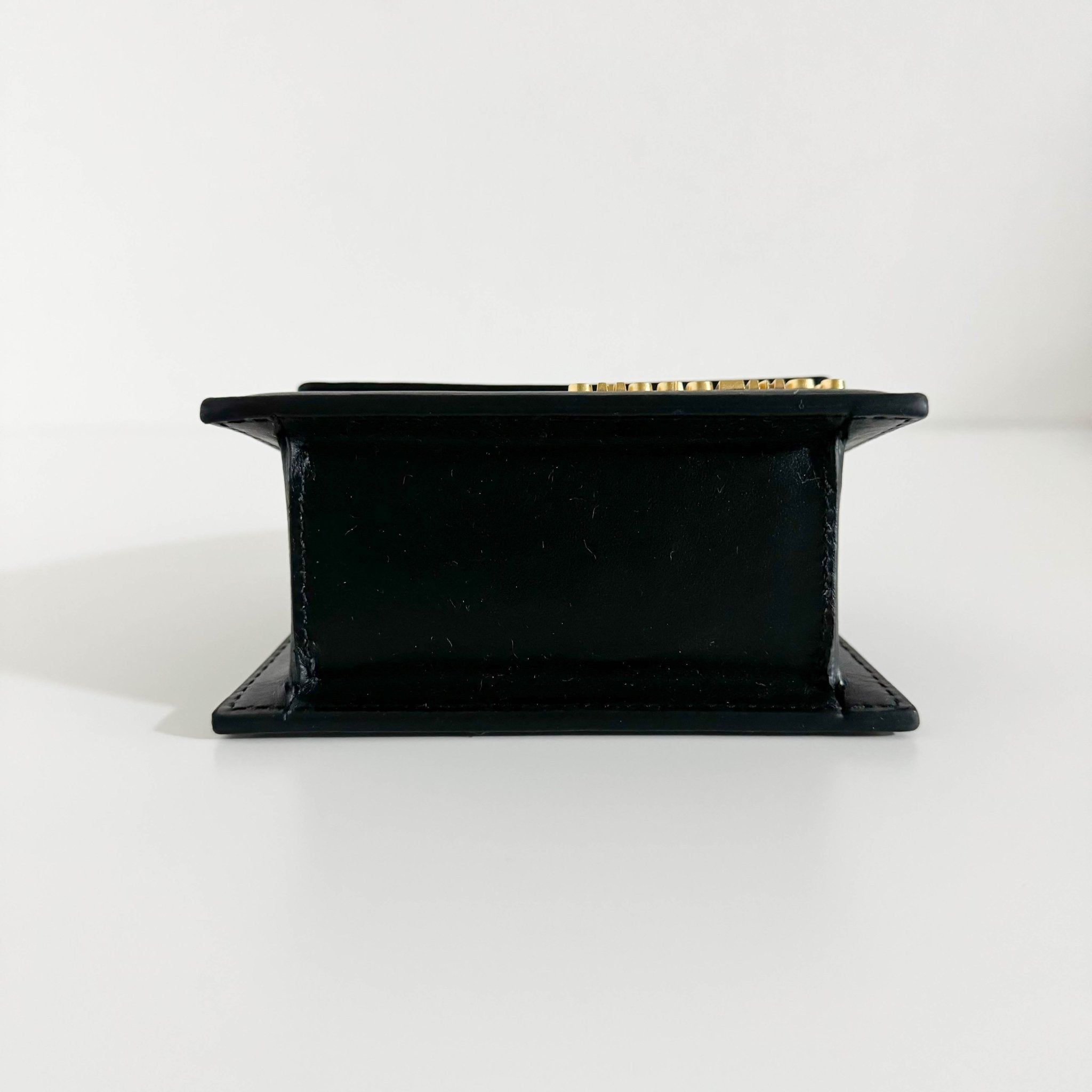 JACQUEMUS Le Chiquito Black Leather Mini Bag, in , Sold by HIVE PRELOVED - Crossbody bags, Handle Bags, Mini bags