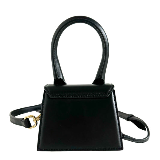 JACQUEMUS Le Chiquito Black Leather Mini Bag, in , Sold by HIVE PRELOVED - Crossbody bags, Handle Bags, Mini bags