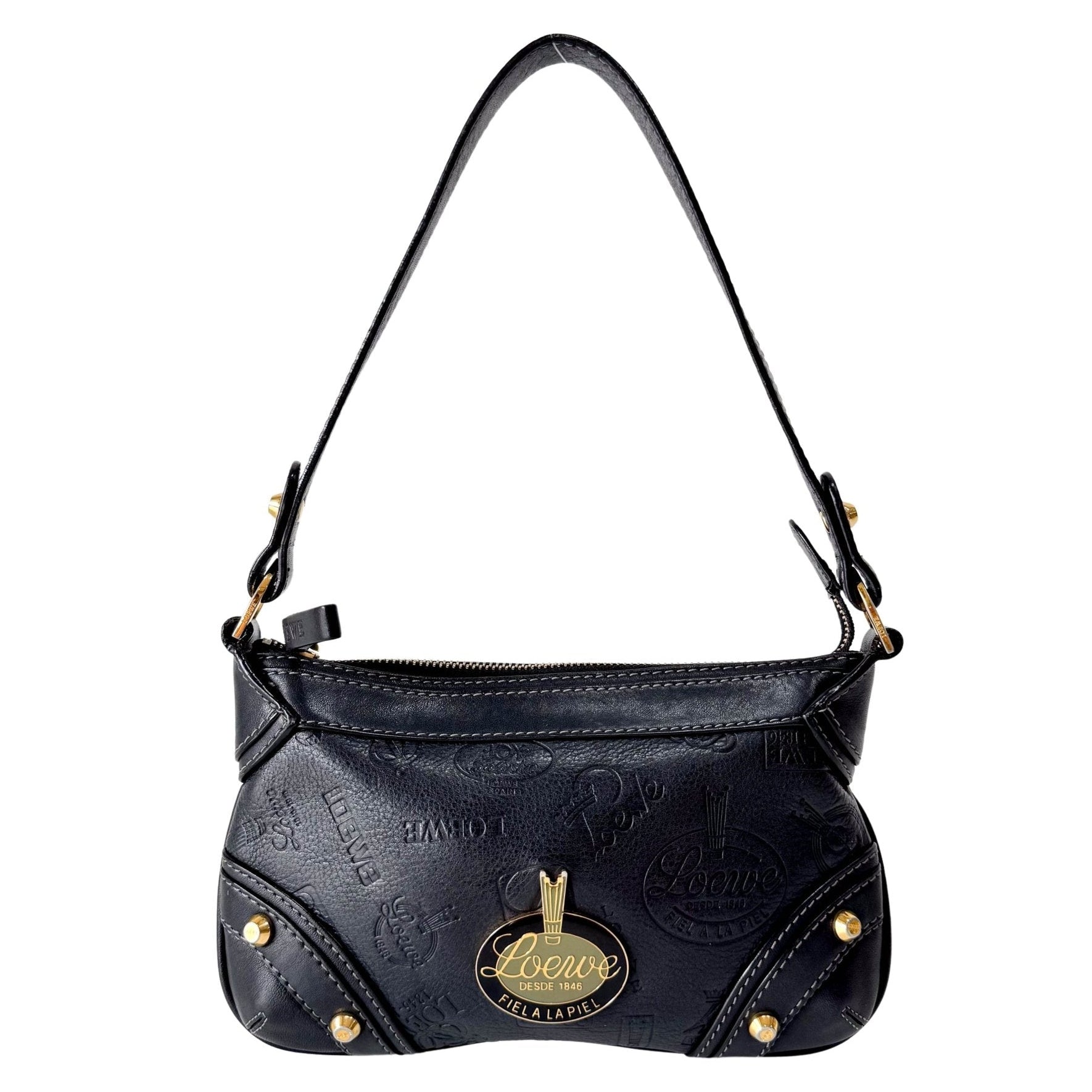 LOEWE 160th Anniversary Leather Black Shoulder Bag, in , Sold by HIVE PRELOVED - Shoulder Bags, ,