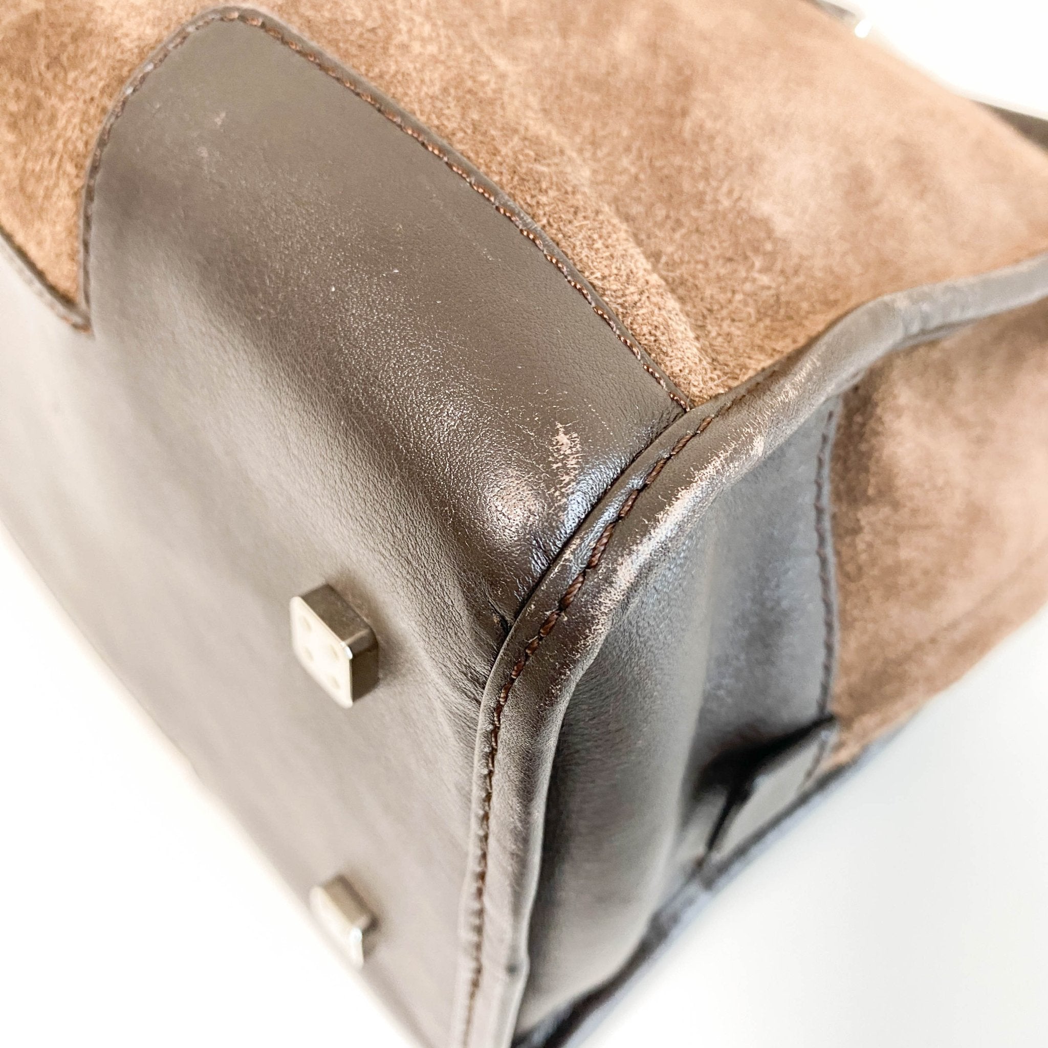 LOEWE Amazona 28 Brown Suede Hand Bag, in , Sold by HIVE PRELOVED - Handle Bags, ,