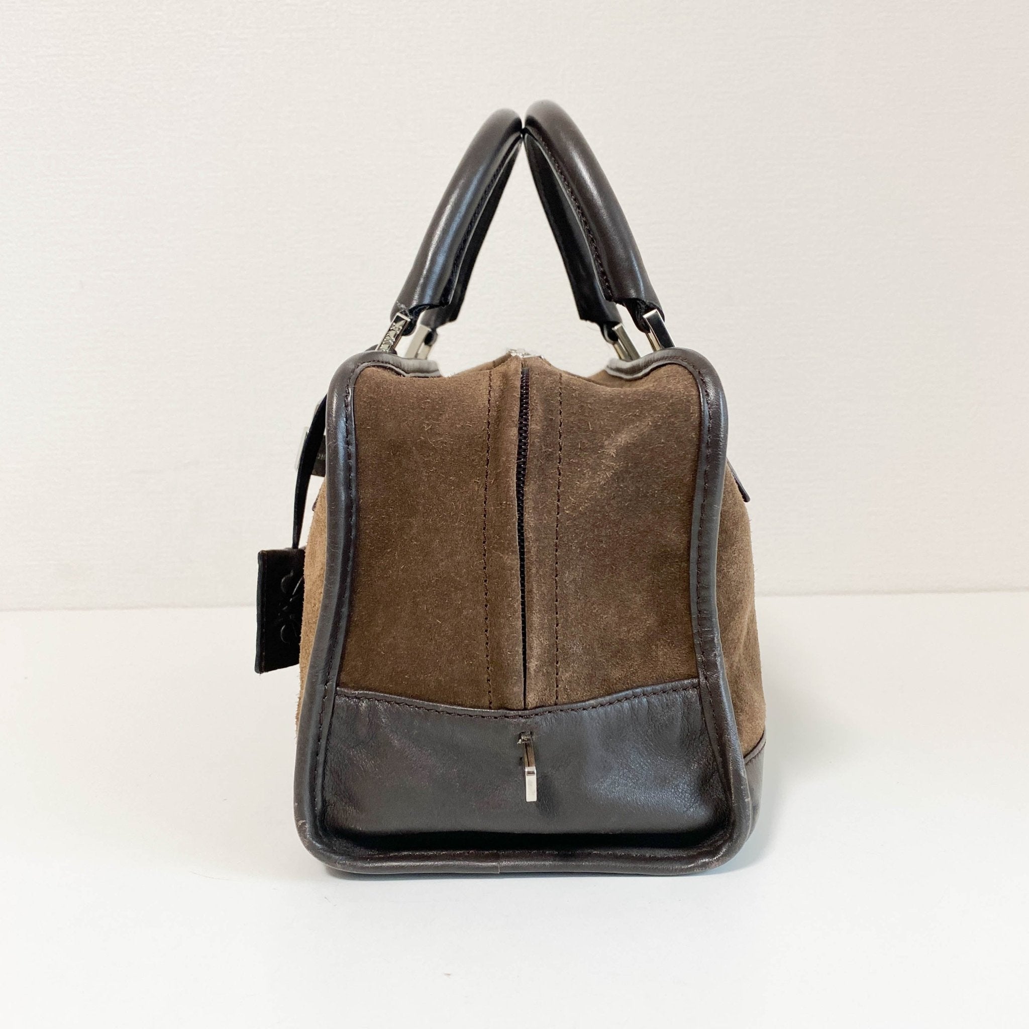 LOEWE Amazona 28 Brown Suede Hand Bag, in , Sold by HIVE PRELOVED - Handle Bags, ,