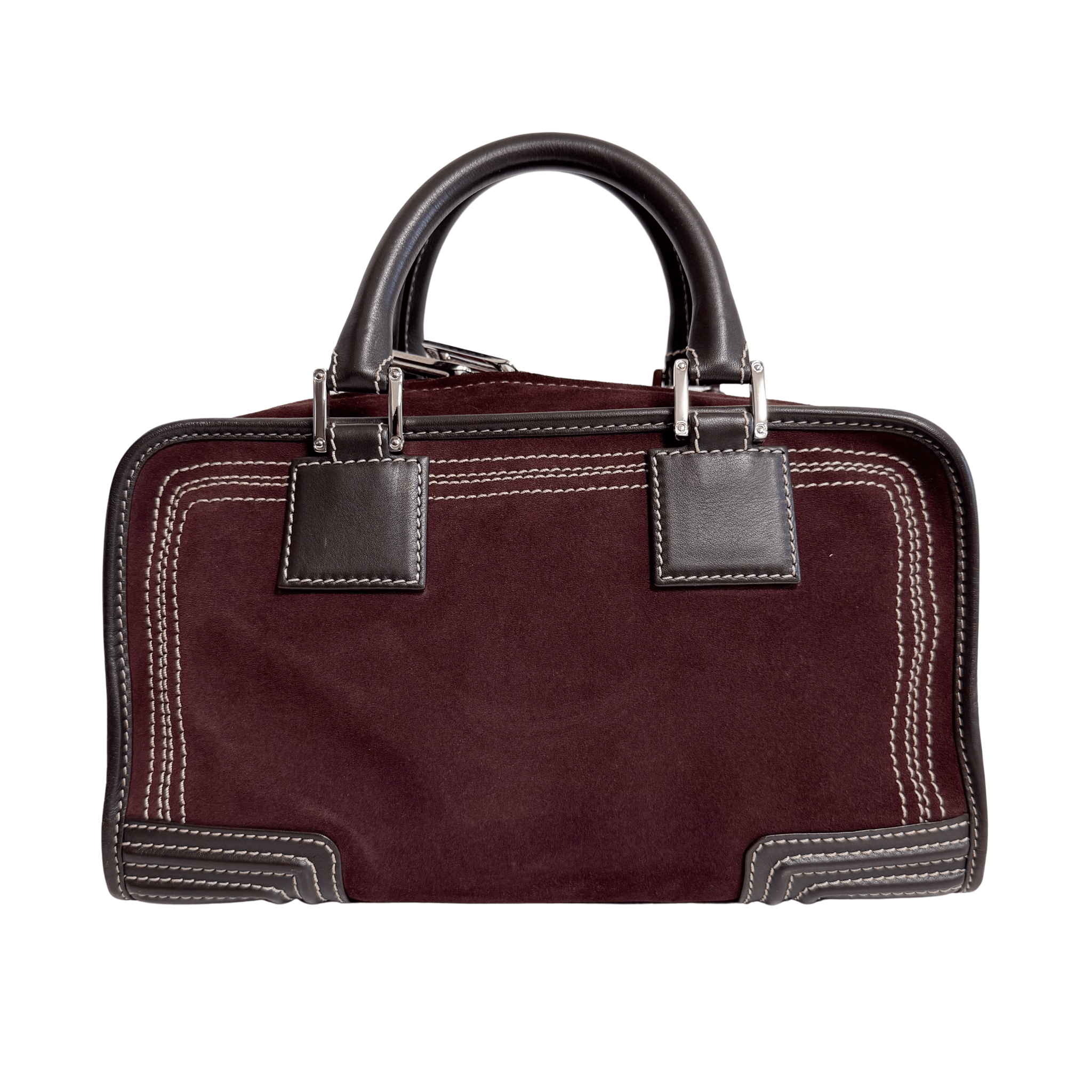 LOEWE Amazona 28 Brown Suede Hand Bag, in , Sold by HIVE PRELOVED - Handle Bags, ,