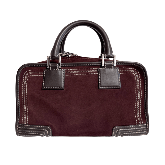 LOEWE Amazona 28 Brown Suede Hand Bag, in , Sold by HIVE PRELOVED - Handle Bags, ,