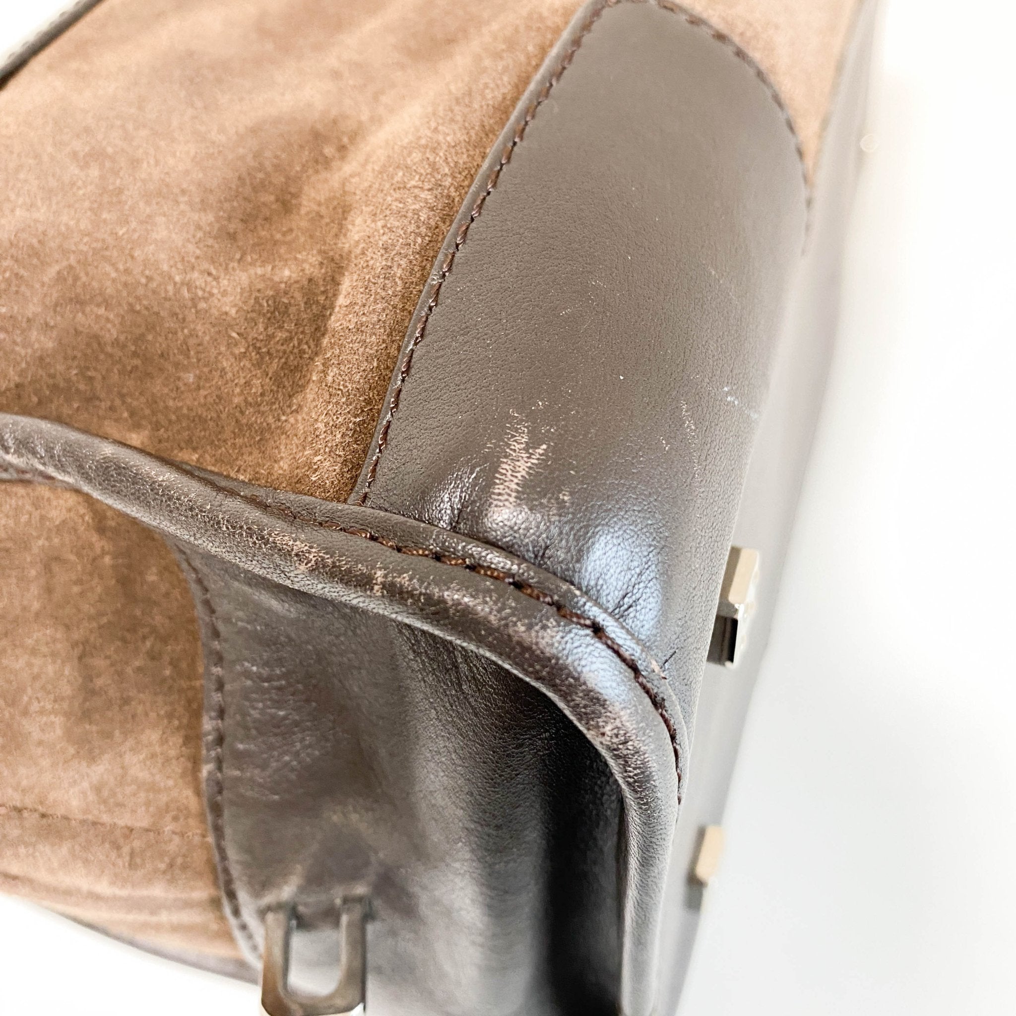 LOEWE Amazona 28 Brown Suede Hand Bag, in , Sold by HIVE PRELOVED - Handle Bags, ,