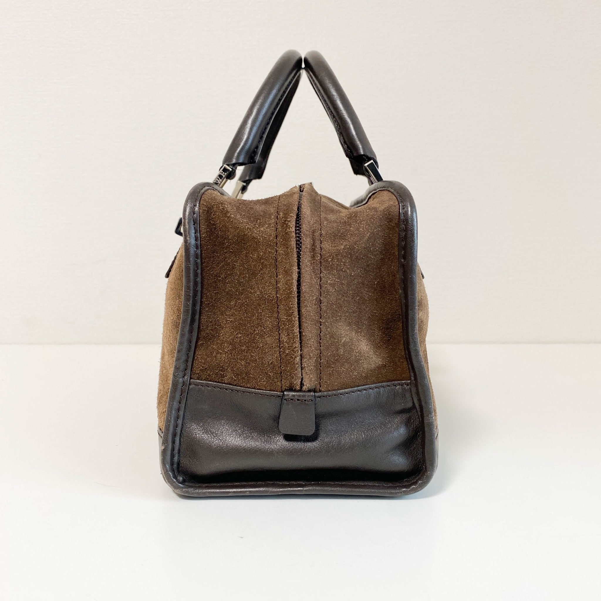 LOEWE Amazona 28 Brown Suede Hand Bag, in , Sold by HIVE PRELOVED - Handle Bags, ,