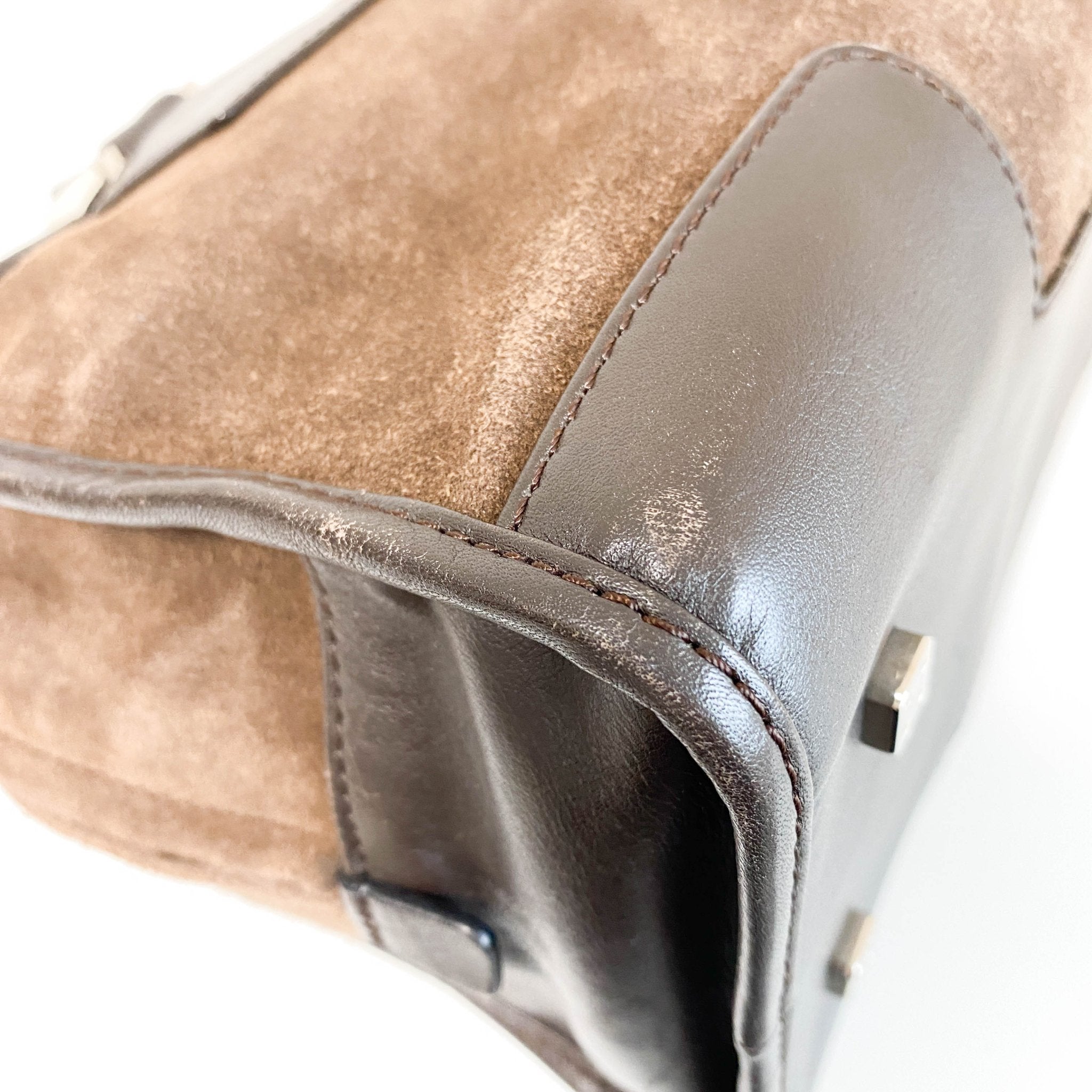 LOEWE Amazona 28 Brown Suede Hand Bag, in , Sold by HIVE PRELOVED - Handle Bags, ,