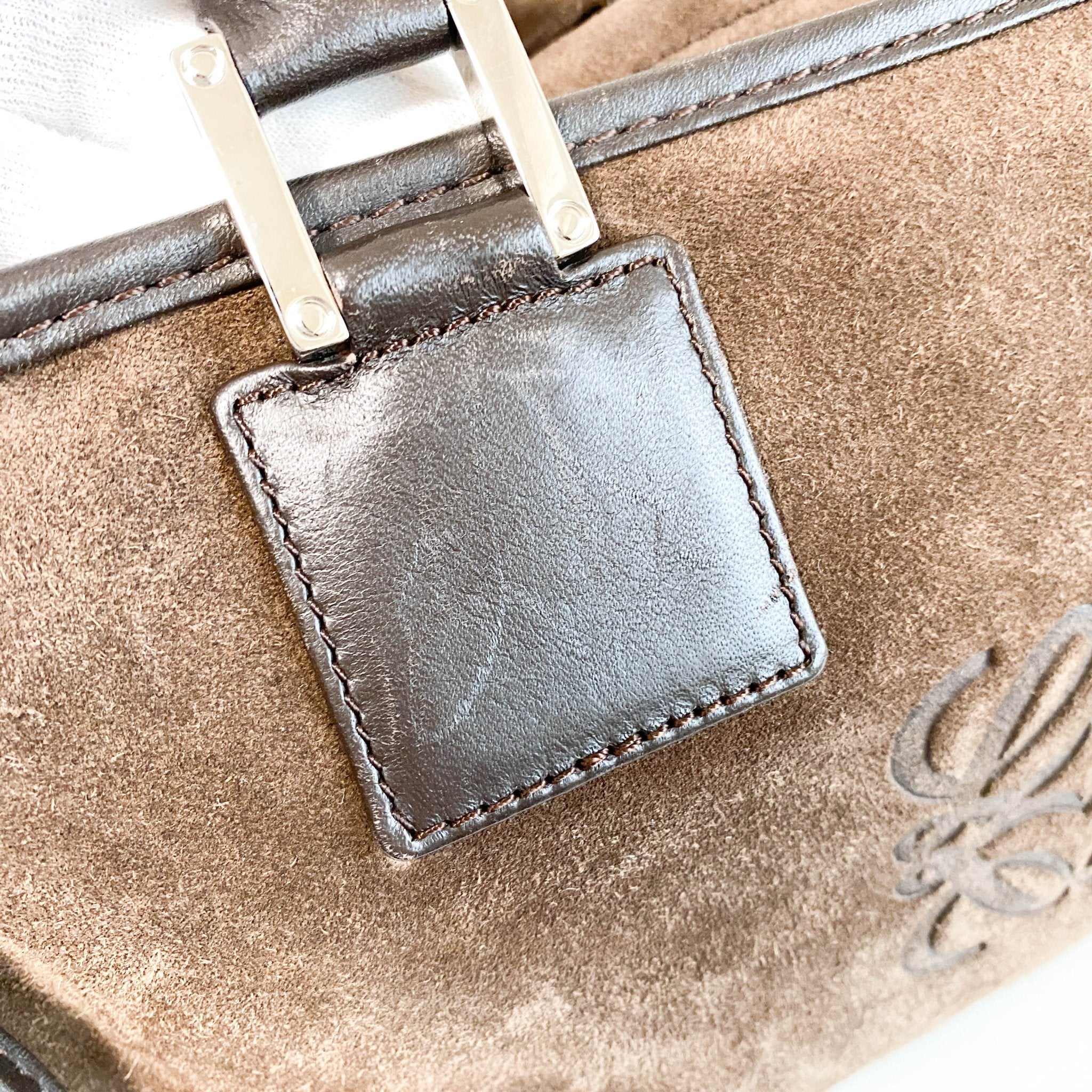 LOEWE Amazona 28 Brown Suede Hand Bag, in , Sold by HIVE PRELOVED - Handle Bags, ,