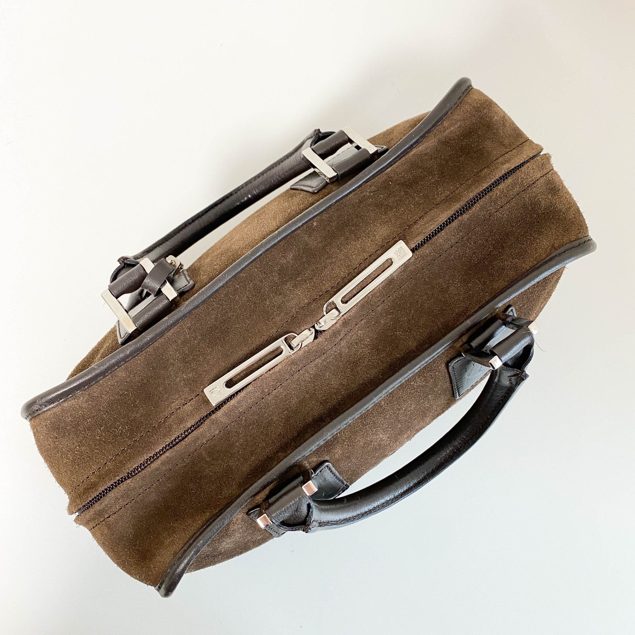 LOEWE Amazona 28 Brown Suede Hand Bag, in , Sold by HIVE PRELOVED - Handle Bags, ,