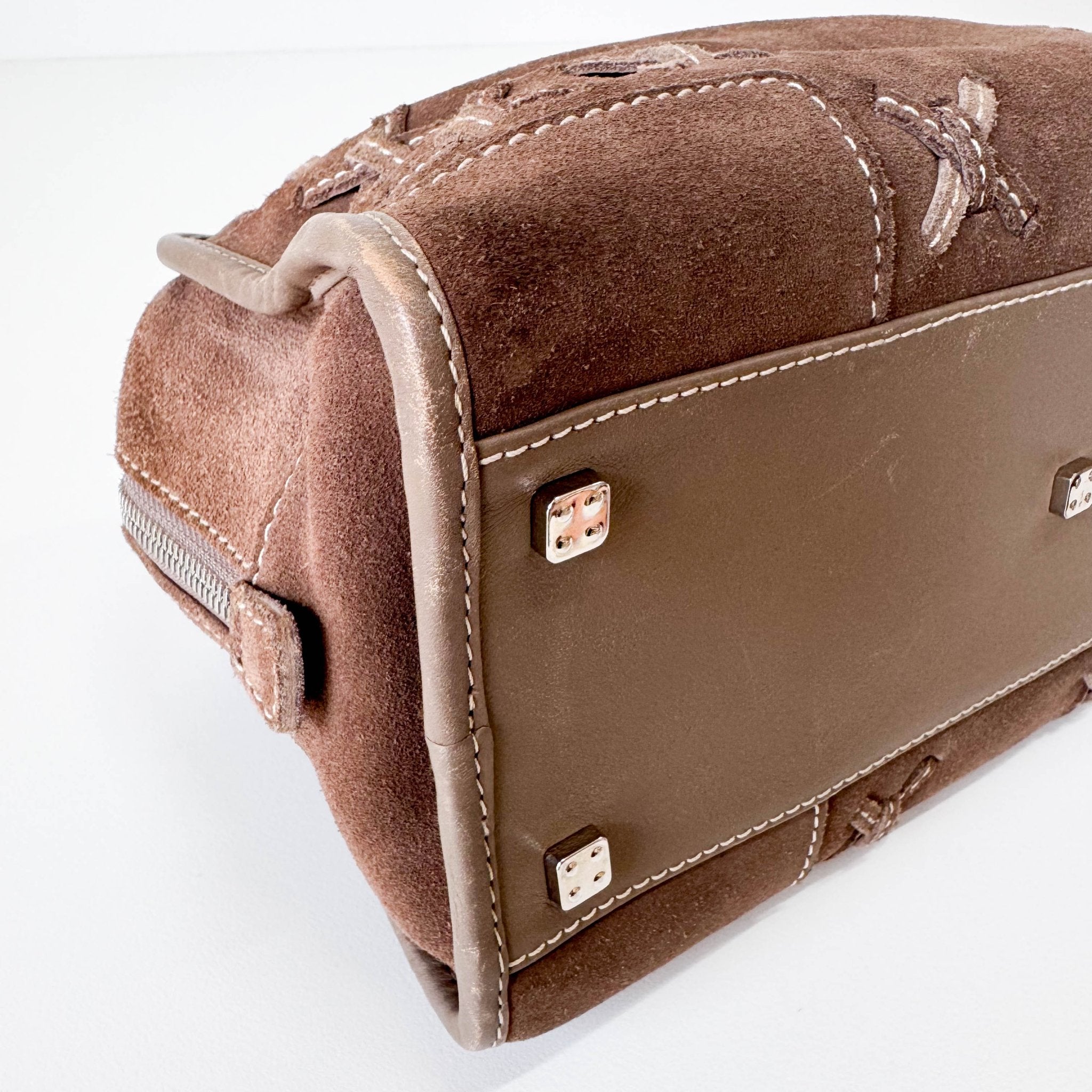 LOEWE Amazona 28 Brown Suede Hand Bag, in , Sold by HIVE PRELOVED - Handle Bags, ,