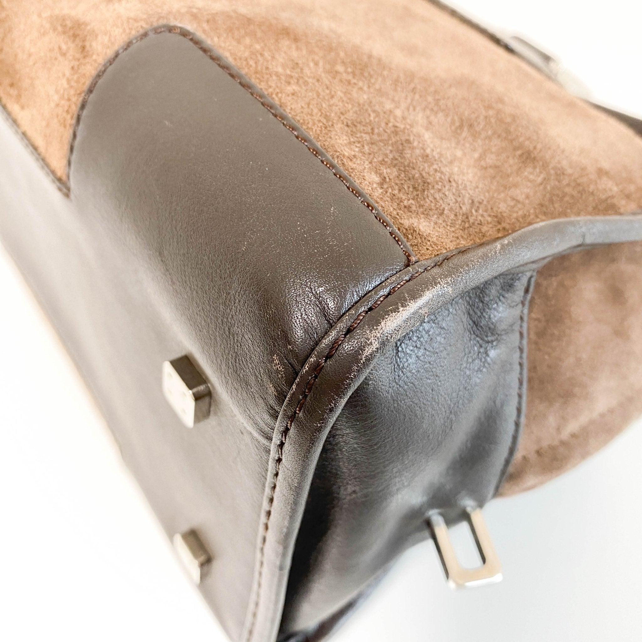 LOEWE Amazona 28 Brown Suede Hand Bag, in , Sold by HIVE PRELOVED - Handle Bags, ,