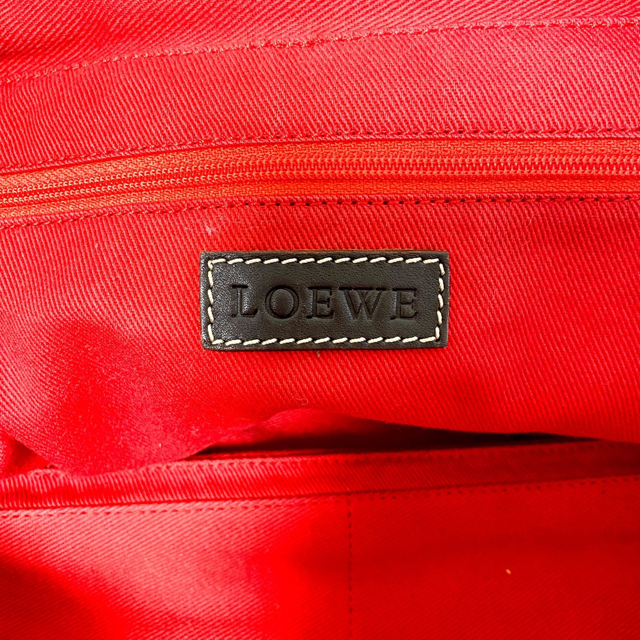 LOEWE Amazona 28 Brown Suede Studded Handbag, in , Sold by HIVE PRELOVED - Handle Bags, ,