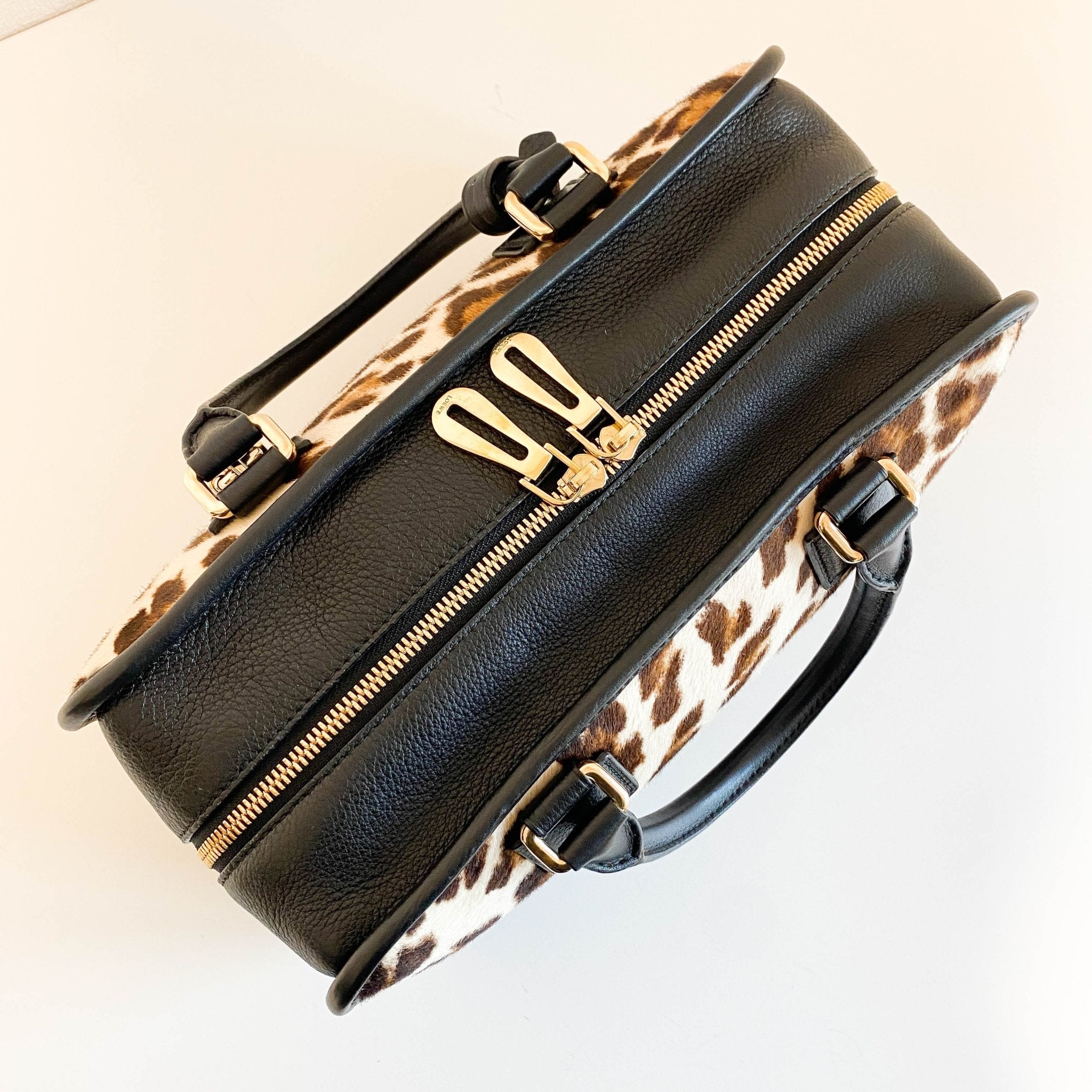 LOEWE Amazona 28 Leopard Print Handbag, in , Sold by HIVE PRELOVED - Handle Bags, ,