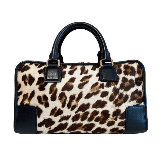 LOEWE Amazona 28 Leopard Print Handbag, in , Sold by HIVE PRELOVED - Handle Bags, ,