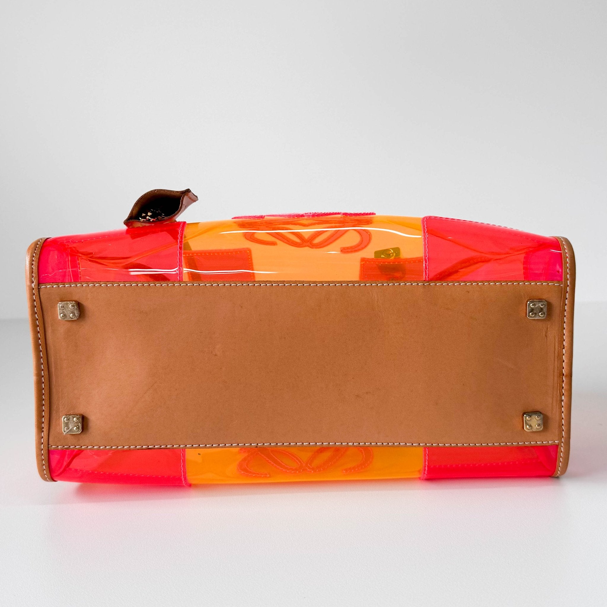 LOEWE Amazona 29 Orange Vinyl Hand Bag, in , Sold by HIVE PRELOVED - Handle Bags, ,