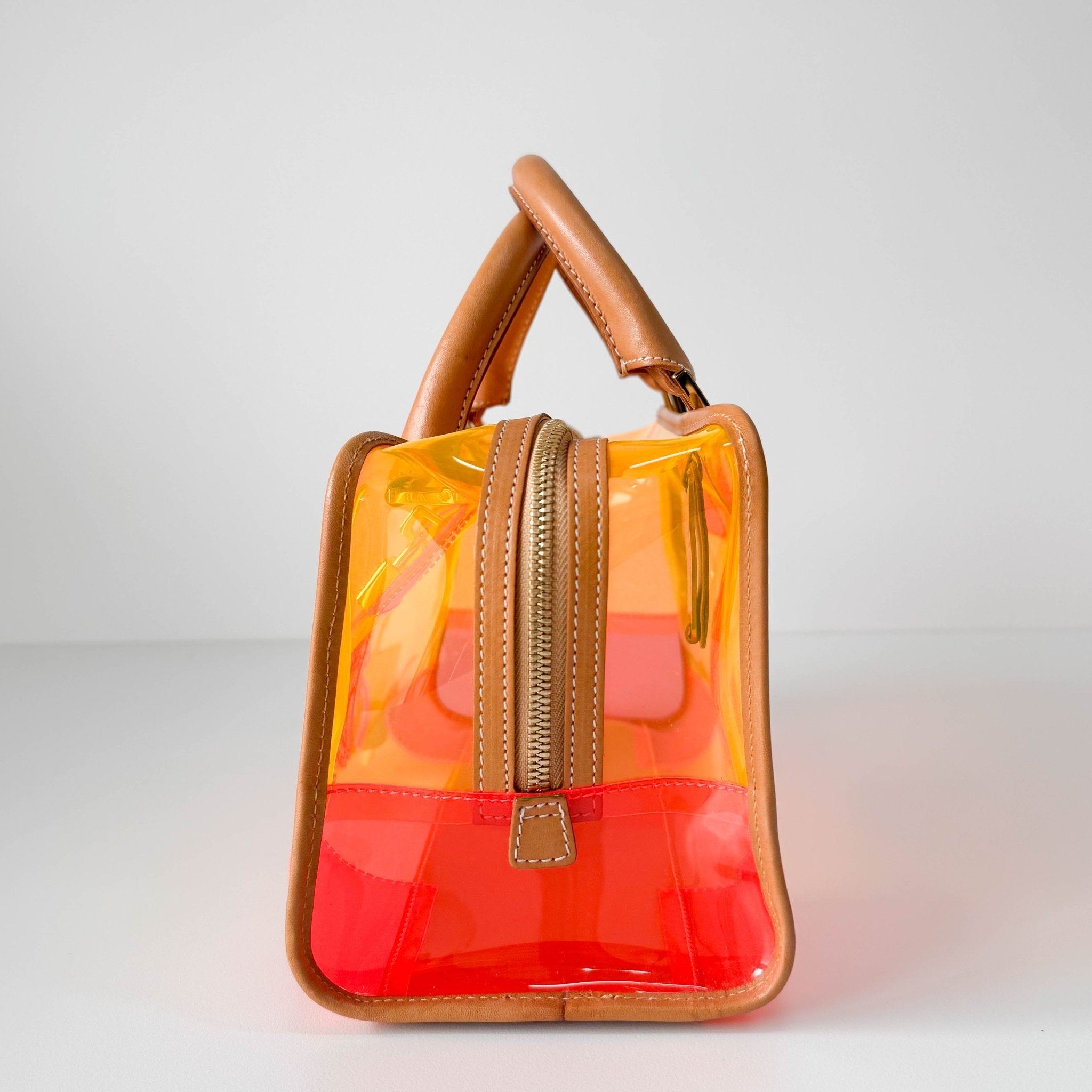 LOEWE Amazona 29 Orange Vinyl Hand Bag, in , Sold by HIVE PRELOVED - Handle Bags, ,