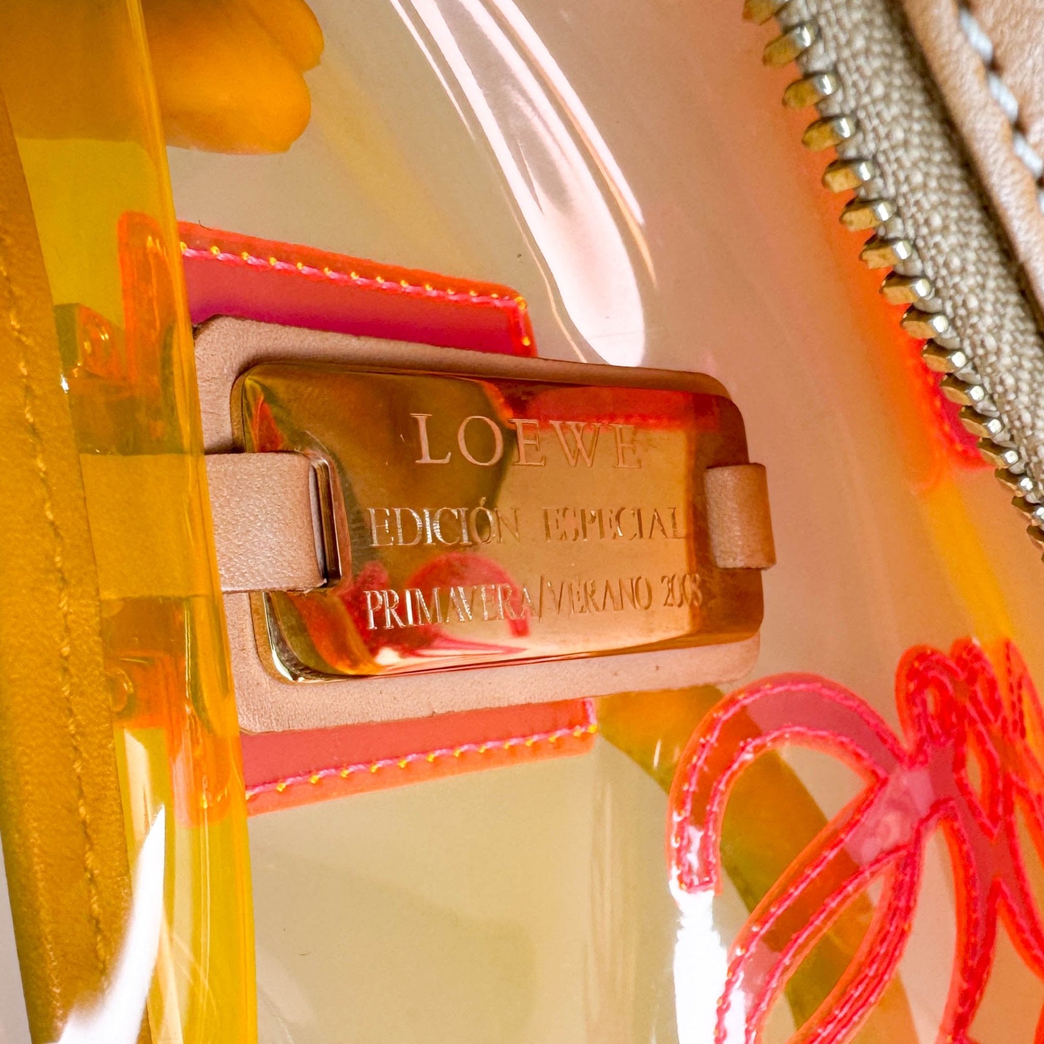 LOEWE Amazona 29 Orange Vinyl Hand Bag, in , Sold by HIVE PRELOVED - Handle Bags, ,