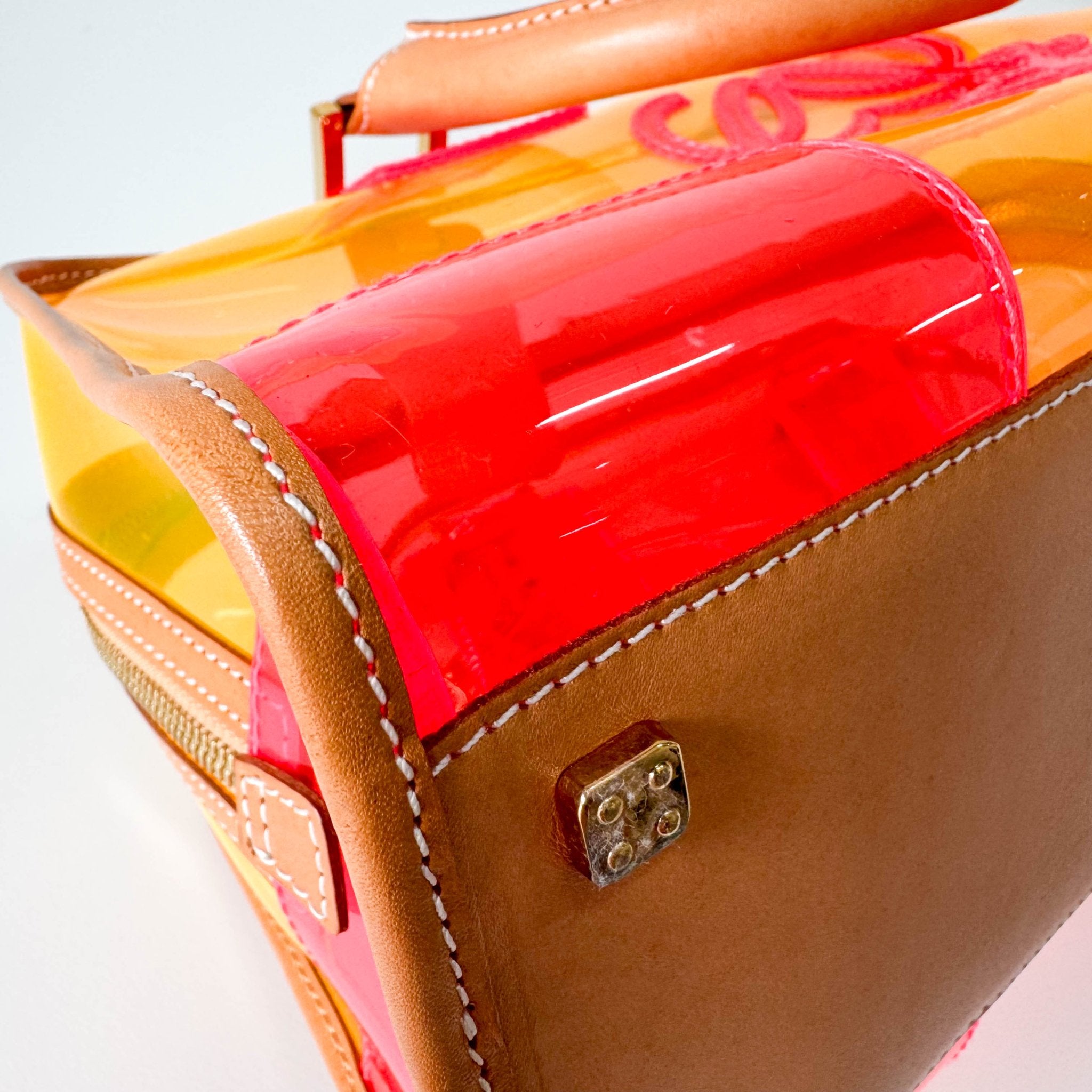 LOEWE Amazona 29 Orange Vinyl Hand Bag, in , Sold by HIVE PRELOVED - Handle Bags, ,