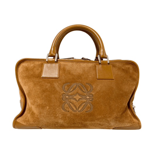 LOEWE Amazona 35 Anagram Handbag Boston Bag, in , Sold by HIVE PRELOVED - Handle Bags, ,