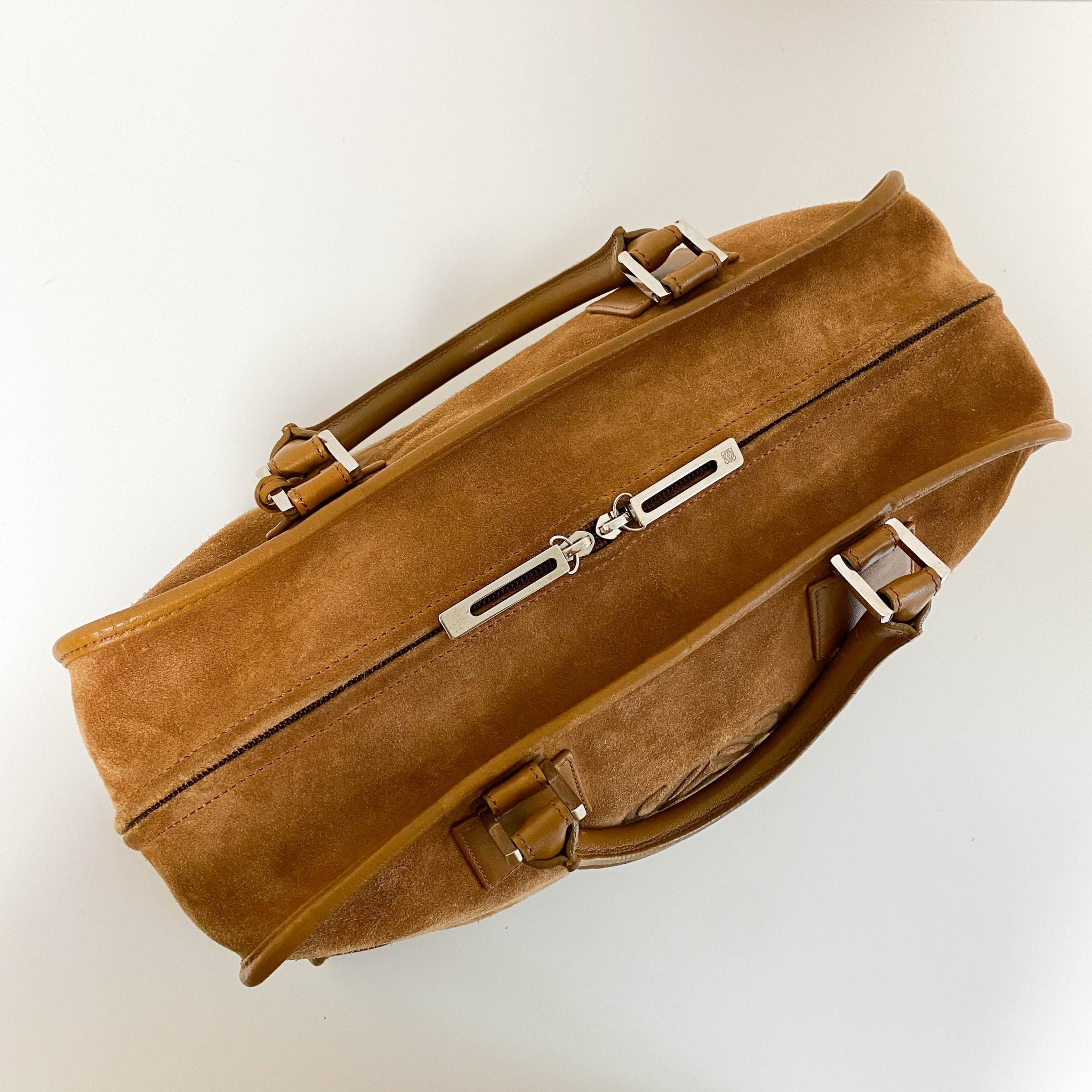 LOEWE Amazona 35 Anagram Handbag Boston Bag, in , Sold by HIVE PRELOVED - Handle Bags, ,