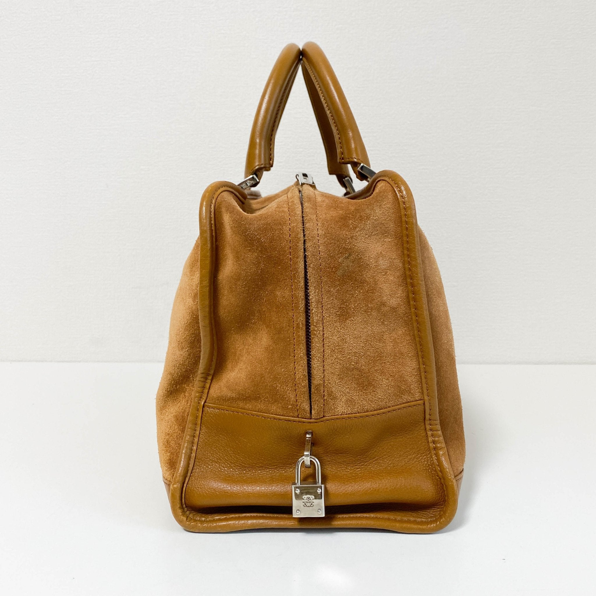 LOEWE Amazona 35 Anagram Handbag Boston Bag, in , Sold by HIVE PRELOVED - Handle Bags, ,
