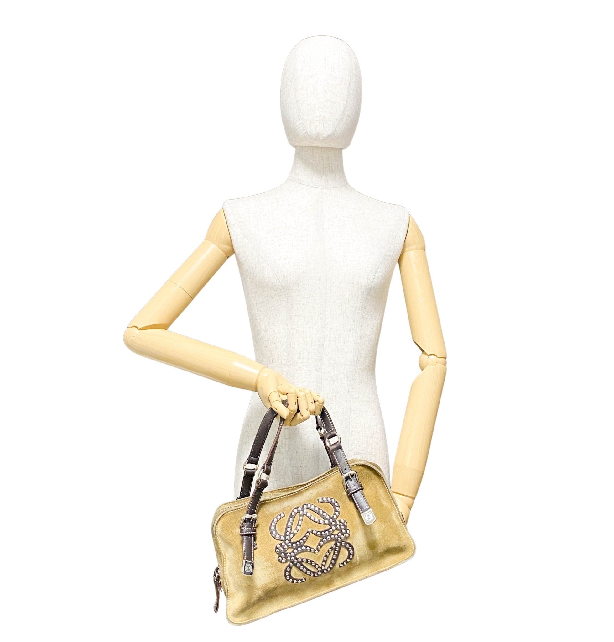 LOEWE Amazona Suede Hand Bag, in , Sold by HIVE PRELOVED - Handle Bags, ,