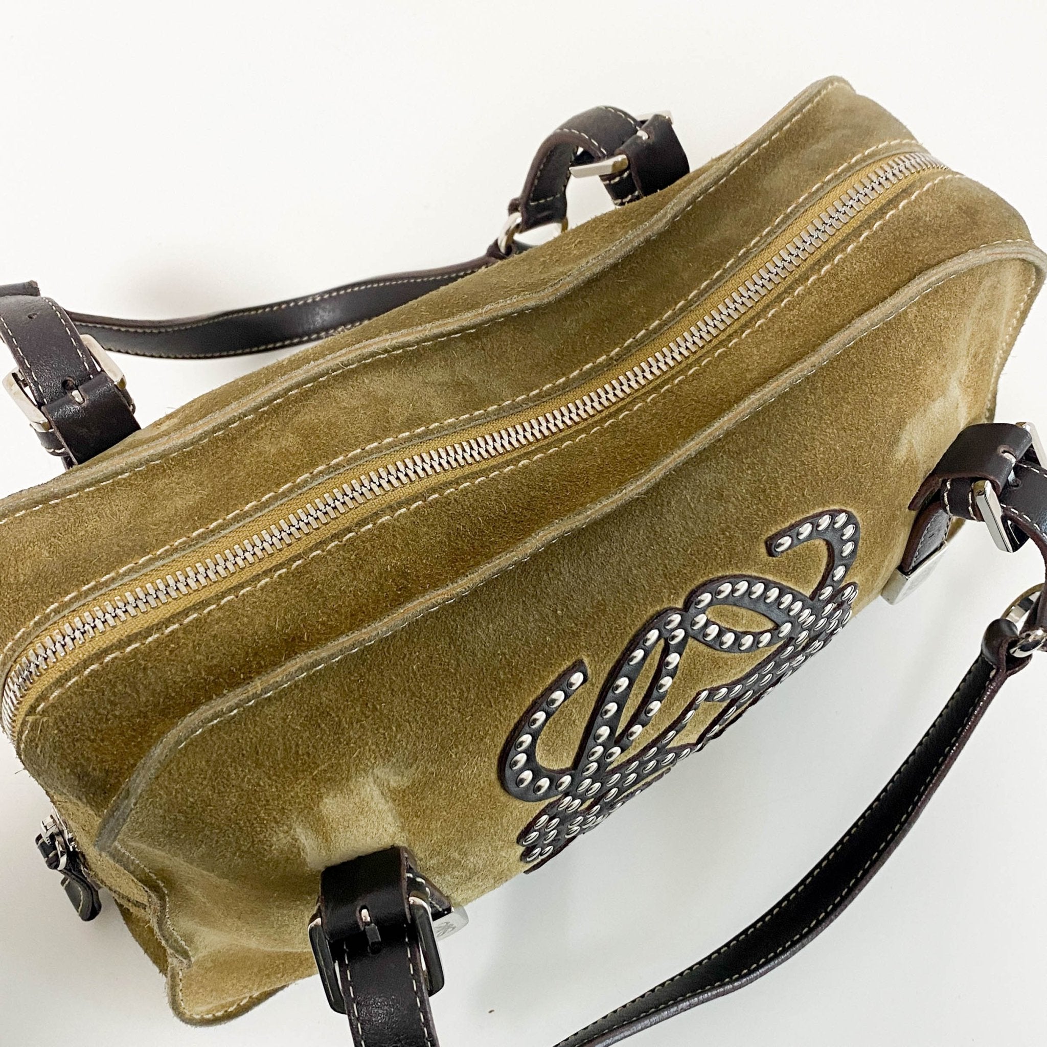 LOEWE Amazona Suede Hand Bag, in , Sold by HIVE PRELOVED - Handle Bags, ,