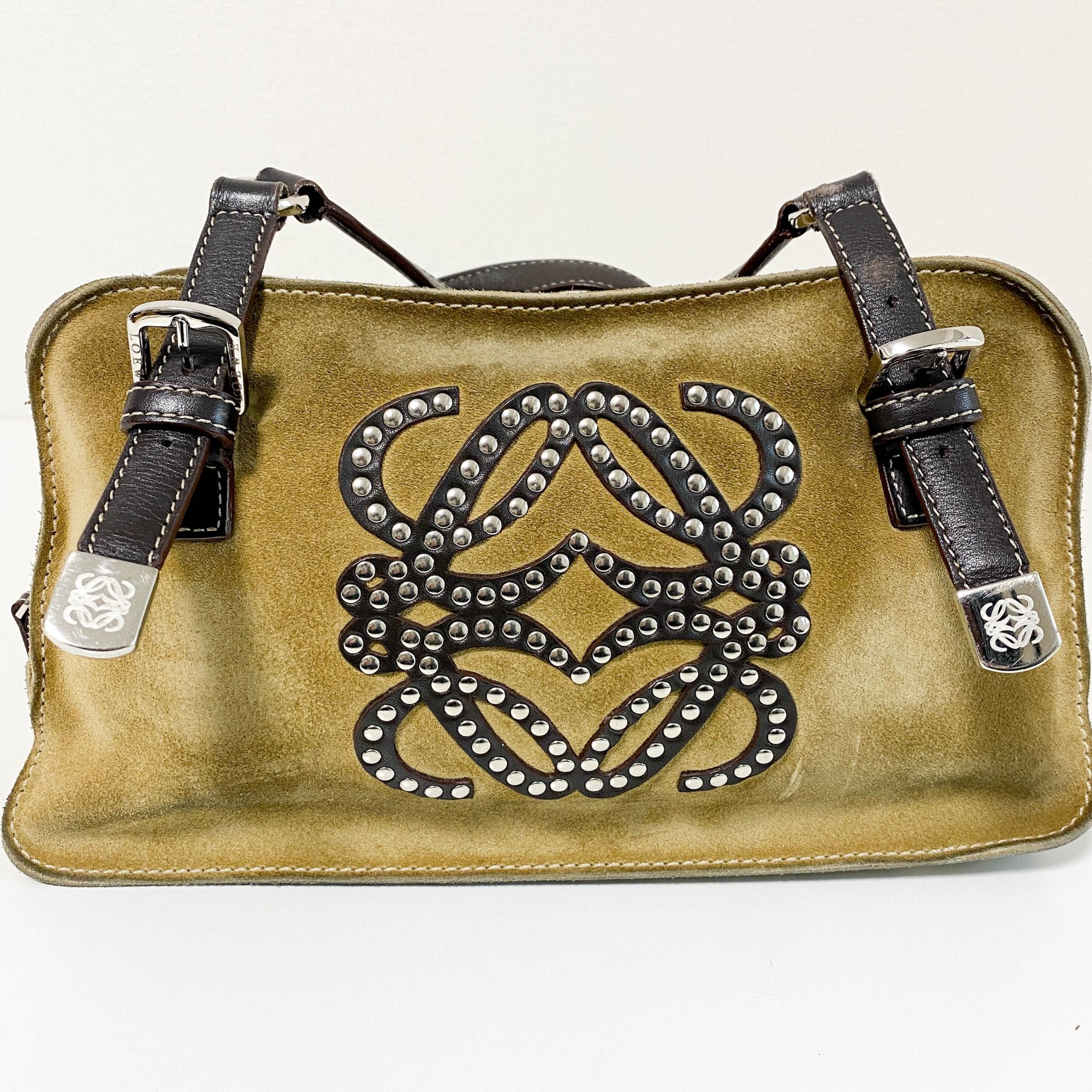 LOEWE Amazona Suede Hand Bag, in , Sold by HIVE PRELOVED - Handle Bags, ,