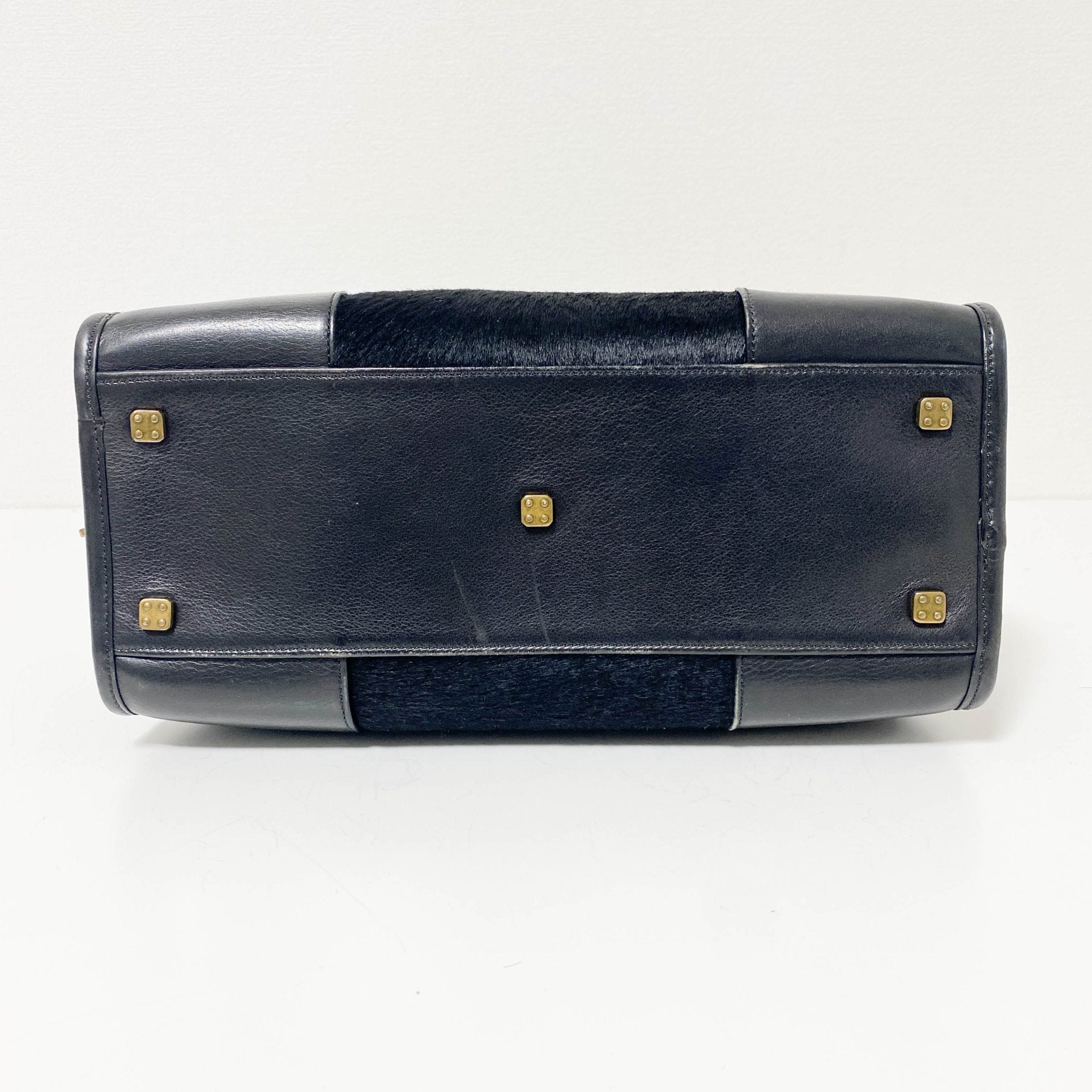 LOEWE Amazona28 Black Pony Hair Handbag, in , Sold by HIVE PRELOVED - Handle Bags, ,