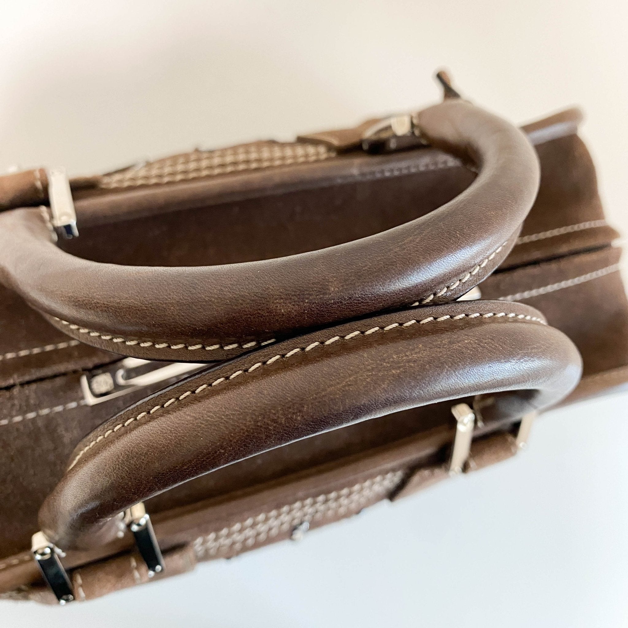 LOEWE Amazona28 Suede Rhinestones Limited Edition Brown, in , Sold by HIVE PRELOVED - Handle Bags, ,