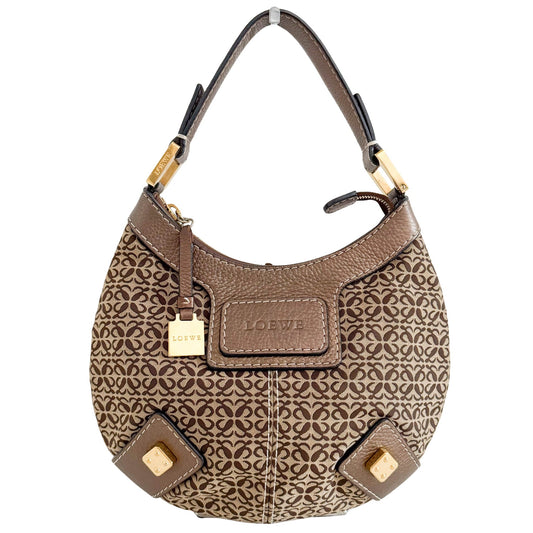 LOEWE Anagram Hobo Brown Shoulder Bag, in , Sold by HIVE PRELOVED - Shoulder Bags, ,