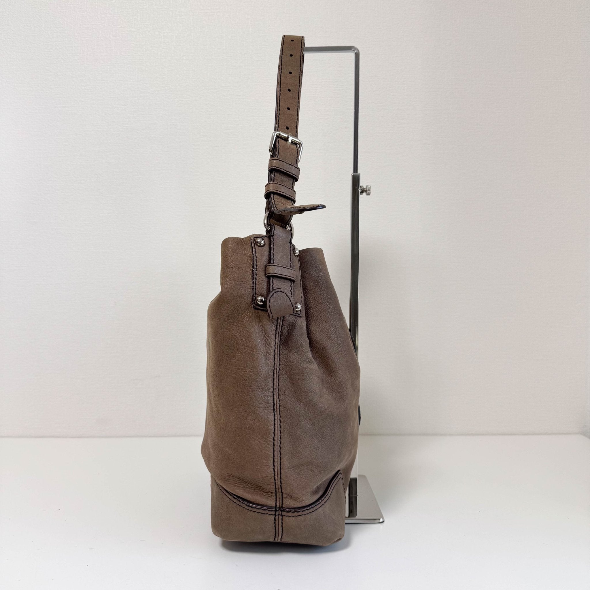 LOEWE Anagram Leather Brown Shoulder Bag, in , Sold by HIVE PRELOVED - Shoulder Bags, ,