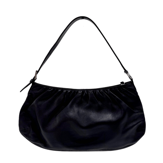 LOEWE Anagram Logo Black Lambskin Leather Shoulder Bag, in , Sold by HIVE PRELOVED - Shoulder Bags, ,