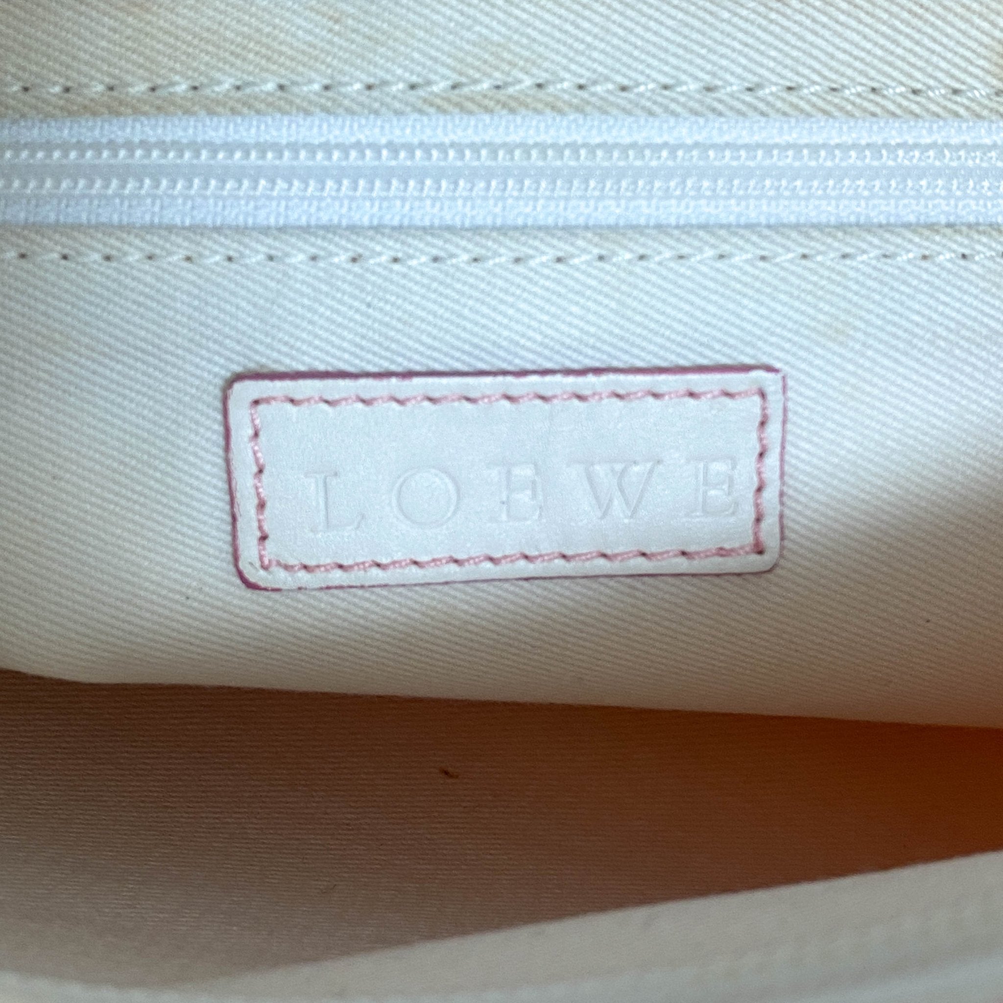 LOEWE Anagram Pink Canvas Leather Shoulder Bag, in , Sold by HIVE PRELOVED - Shoulder Bags, ,