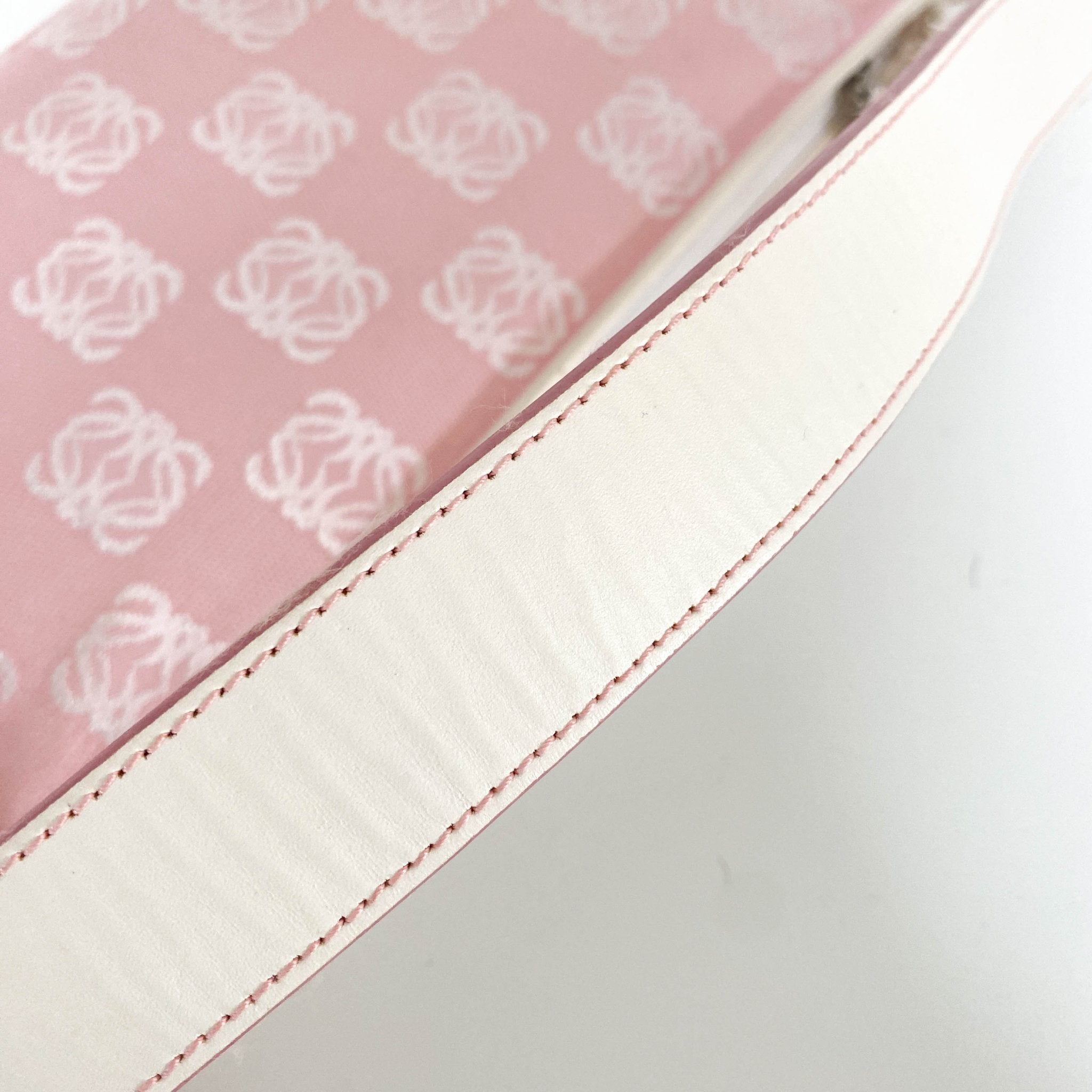 LOEWE Anagram Pink Canvas Leather Shoulder Bag, in , Sold by HIVE PRELOVED - Shoulder Bags, ,