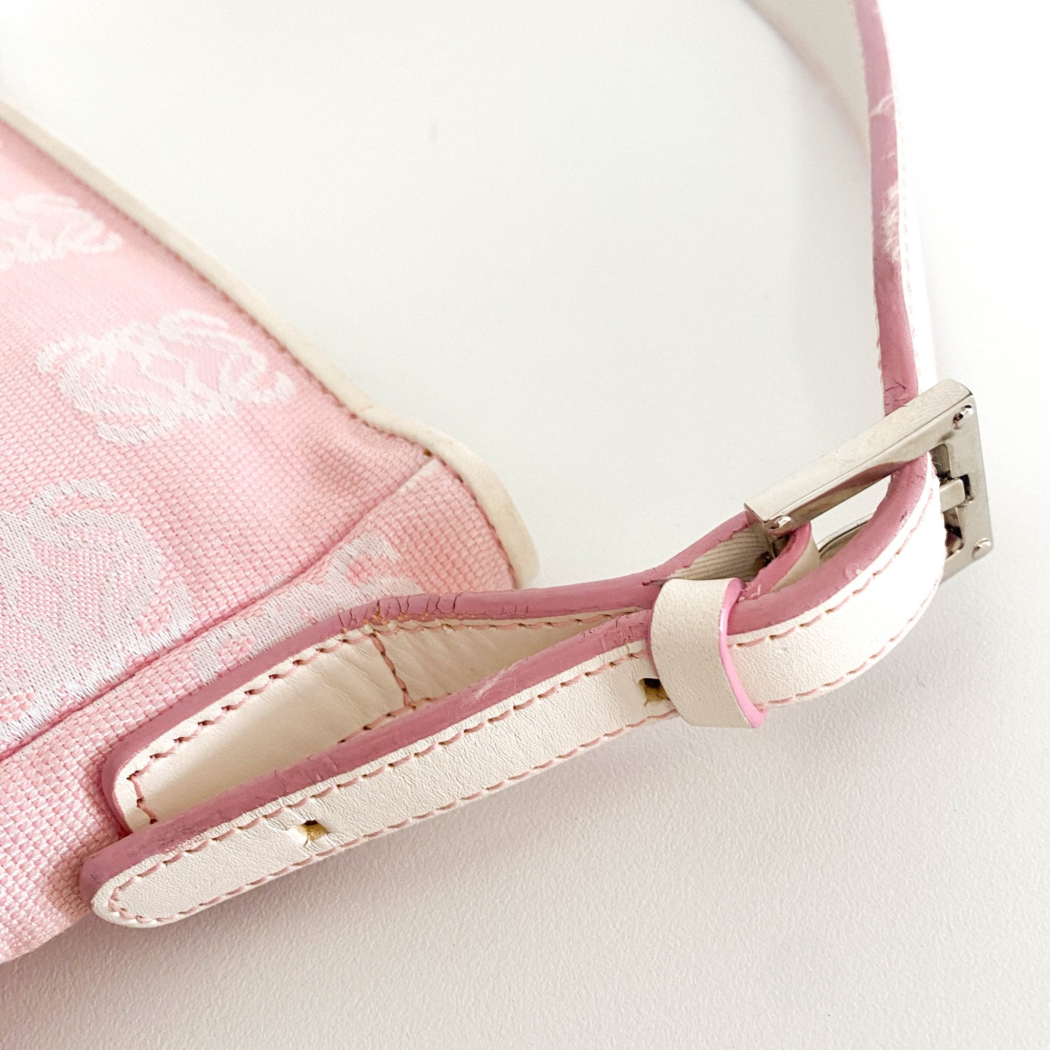 LOEWE Anagram Pink Canvas Leather Shoulder Bag, in , Sold by HIVE PRELOVED - Shoulder Bags, ,