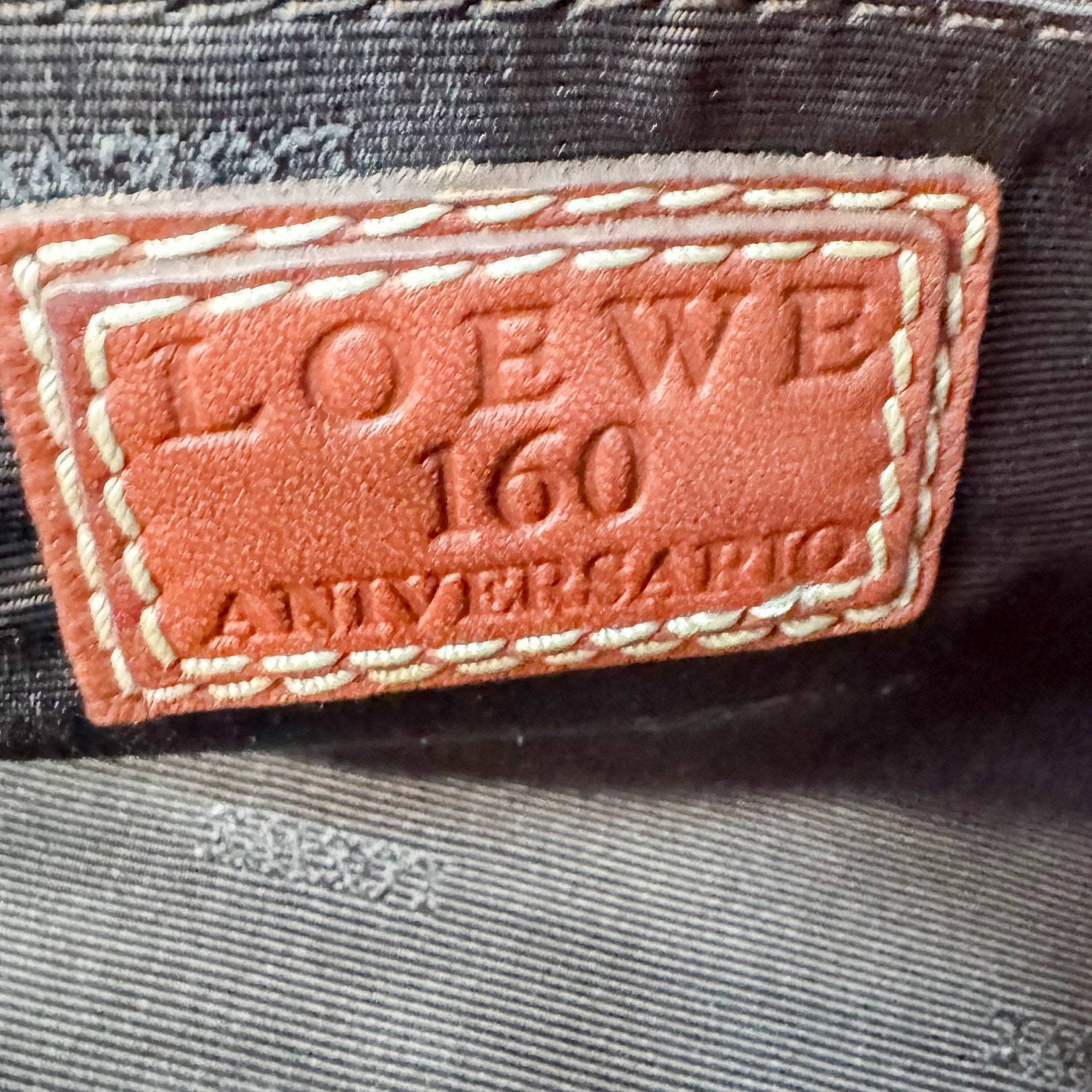 LOEWE Anagram Red Suede with Loewe Badges Handle Bag, in , Sold by HIVE PRELOVED - Handle Bags, ,