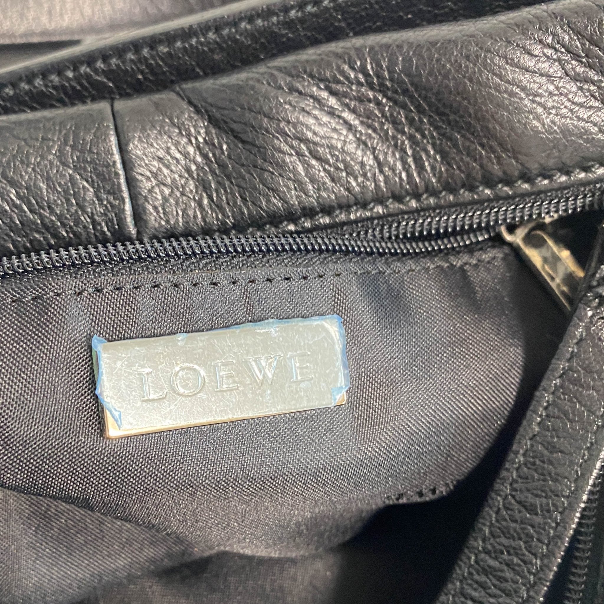 LOEWE Archive Black Leather Shoulder Bag, in , Sold by HIVE PRELOVED - Handle Bags, ,