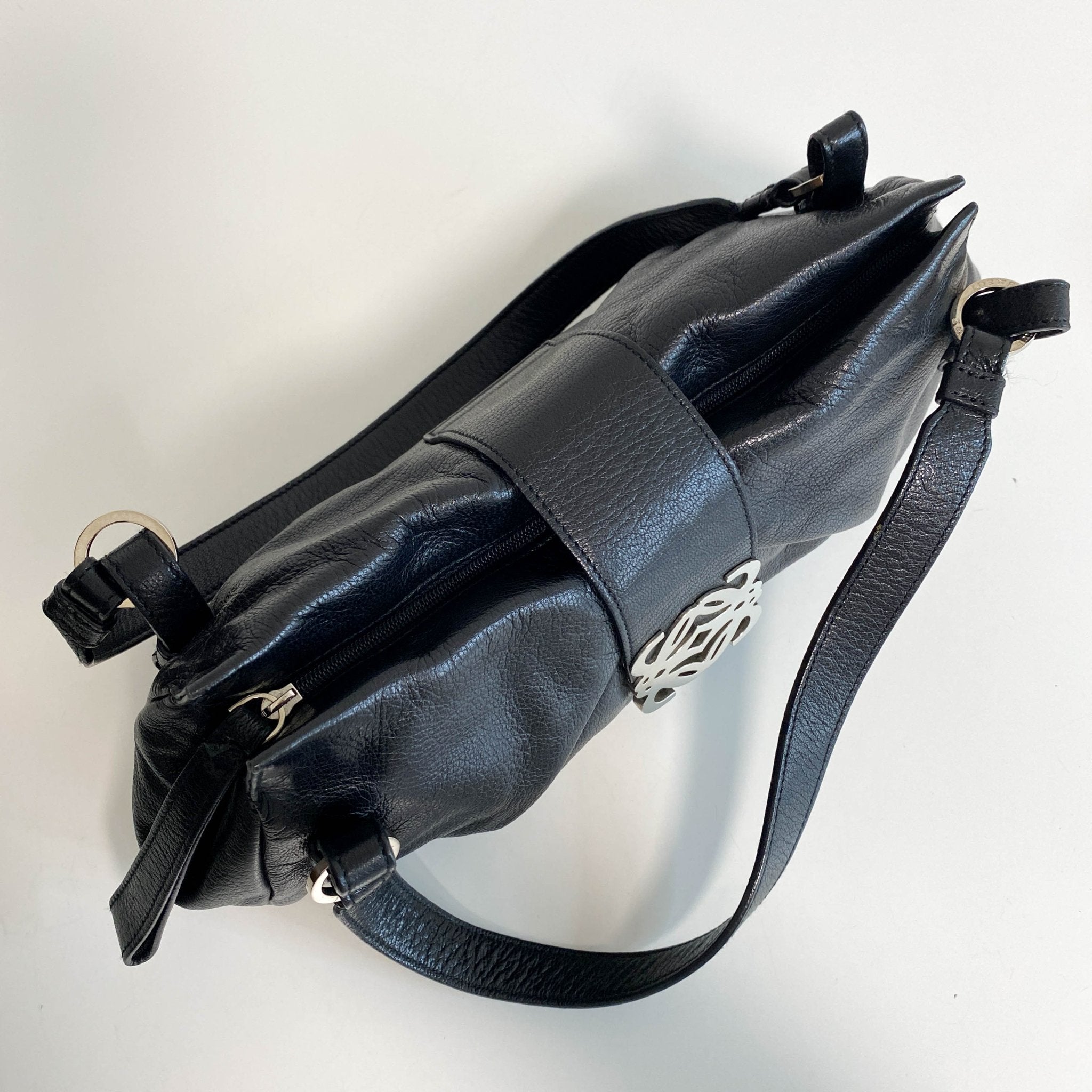 LOEWE Archive Black Leather Shoulder Bag, in , Sold by HIVE PRELOVED - Handle Bags, ,