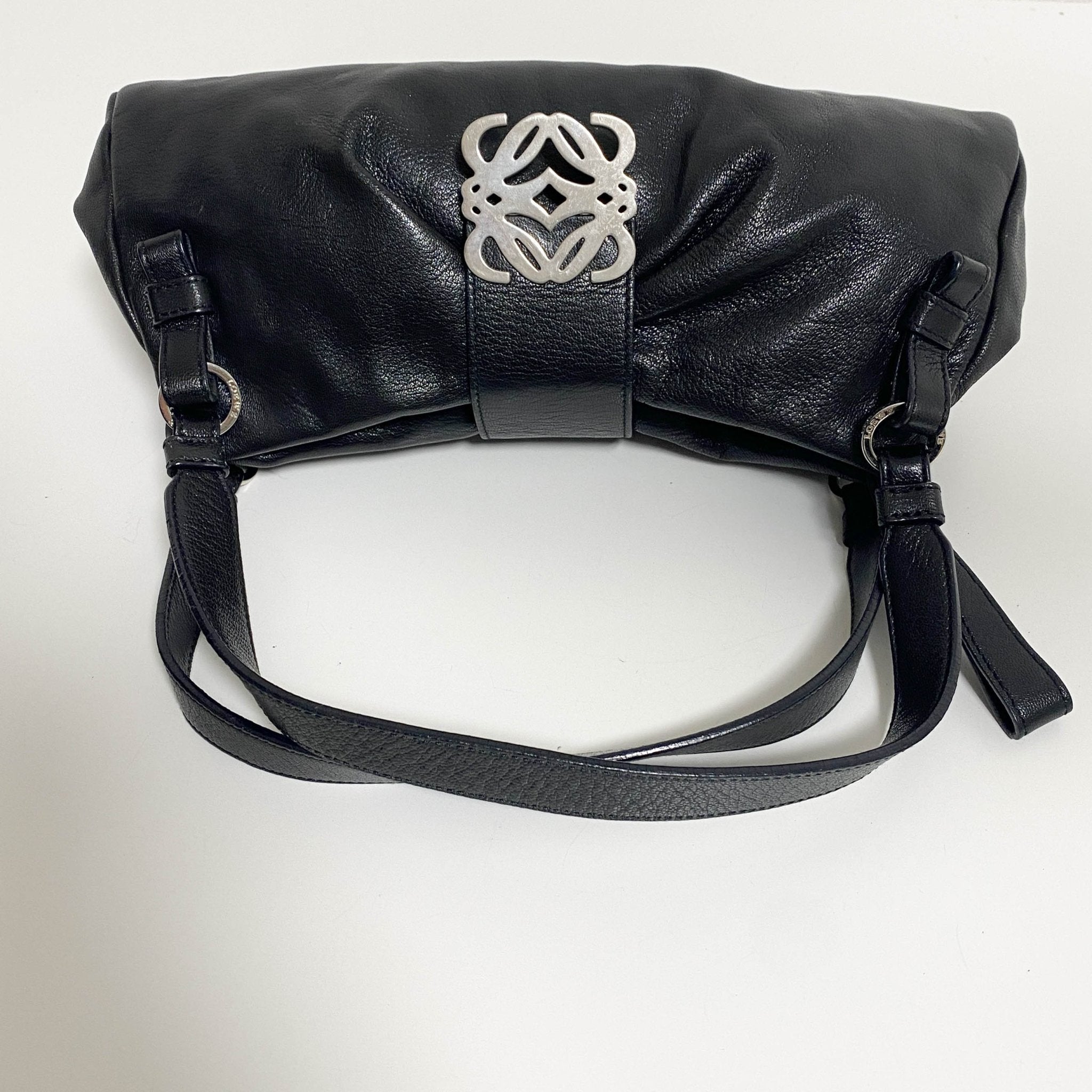 LOEWE Archive Black Leather Shoulder Bag, in , Sold by HIVE PRELOVED - Shoulder Bags, ,