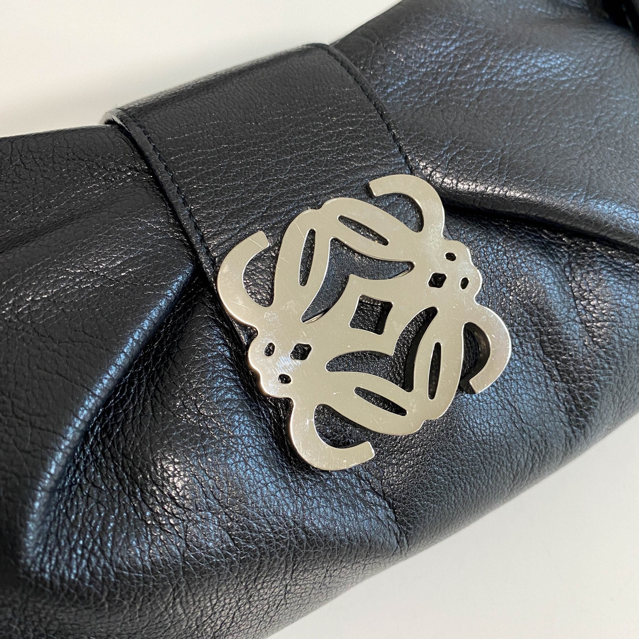 LOEWE Archive Black Leather Shoulder Bag, in , Sold by HIVE PRELOVED - Handle Bags, ,