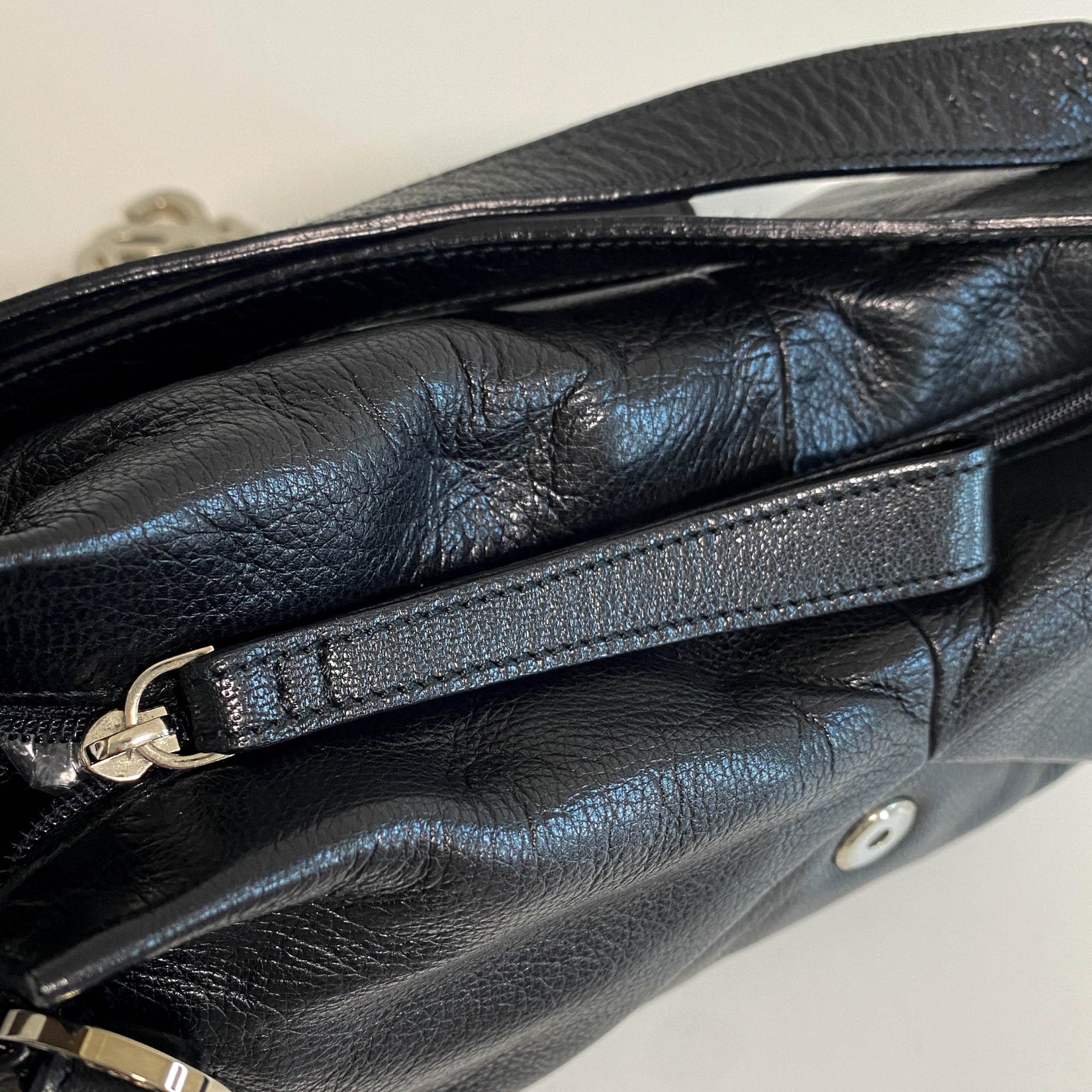 LOEWE Archive Black Leather Shoulder Bag, in , Sold by HIVE PRELOVED - Handle Bags, ,
