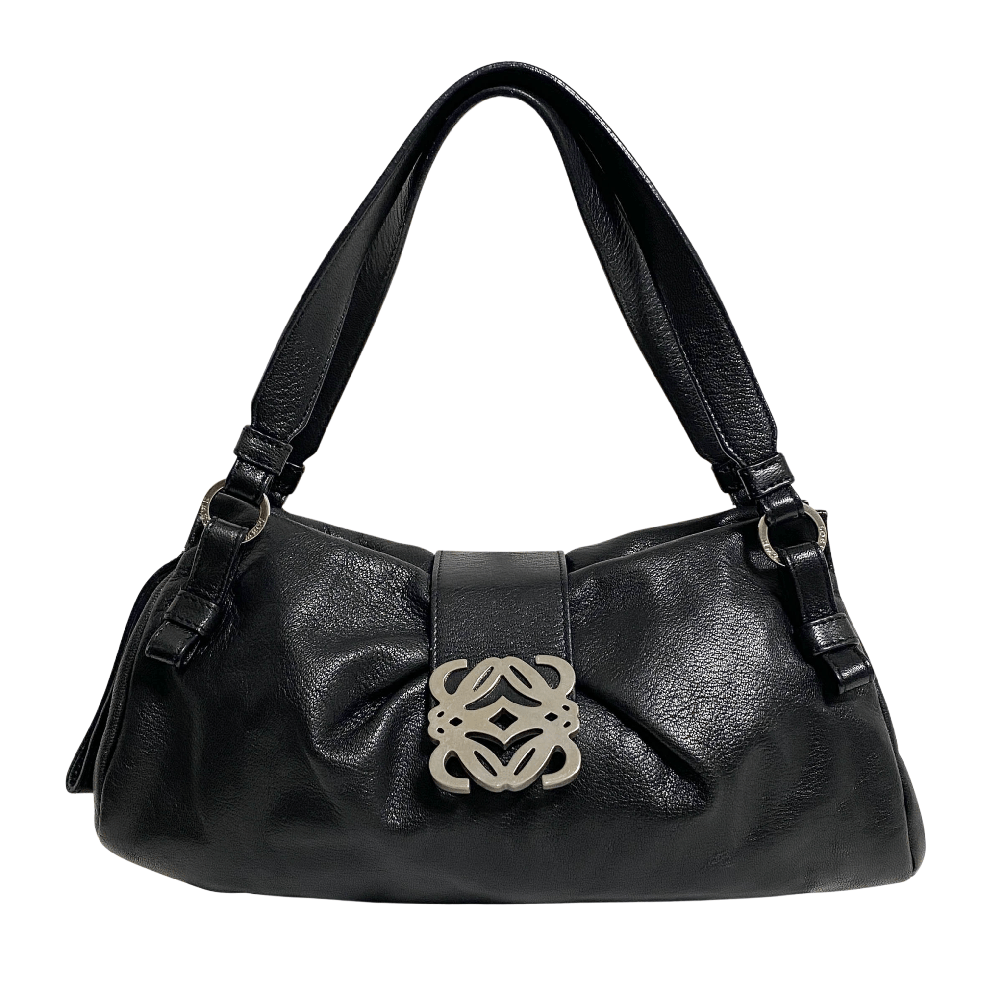 LOEWE Archive Black Leather Shoulder Bag, in , Sold by HIVE PRELOVED - Shoulder Bags, ,