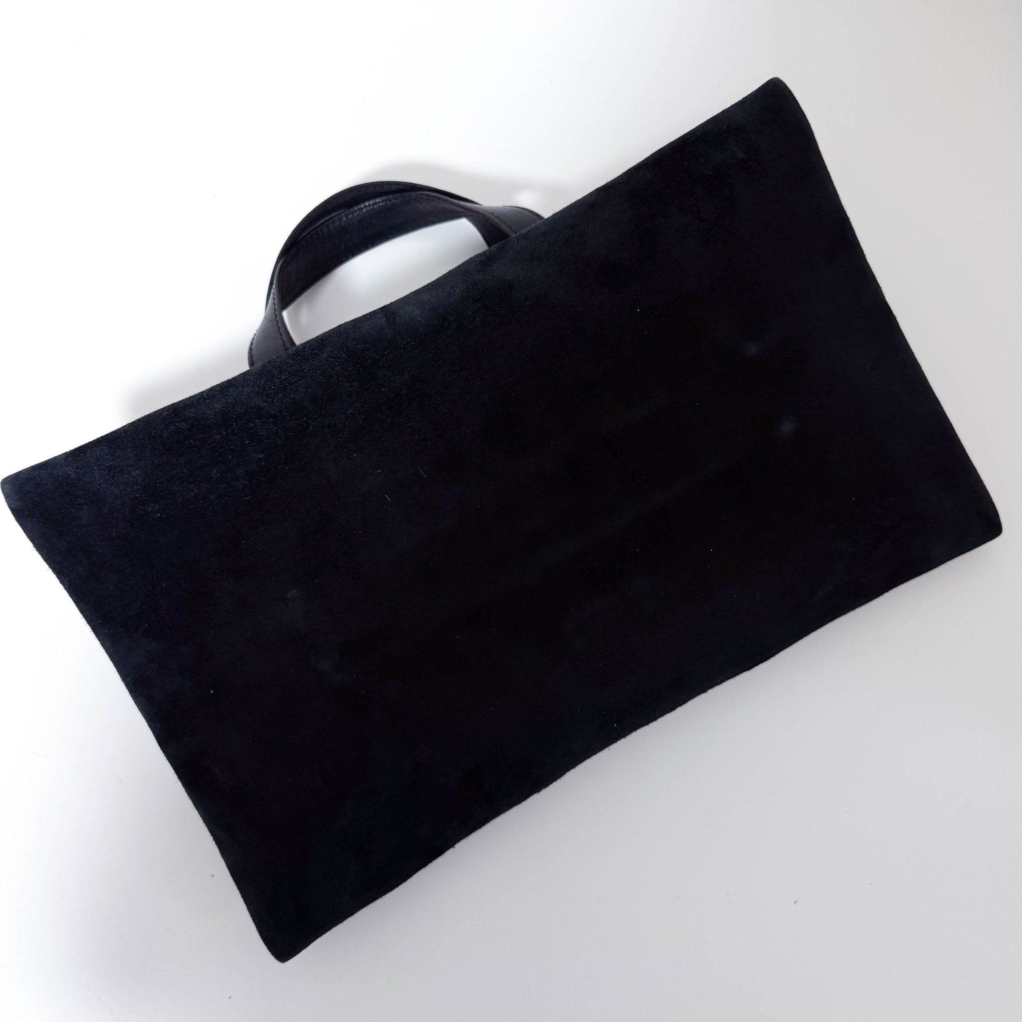 LOEWE Archive Black Suede Hand Bag, in , Sold by HIVE PRELOVED - Handle Bags, ,