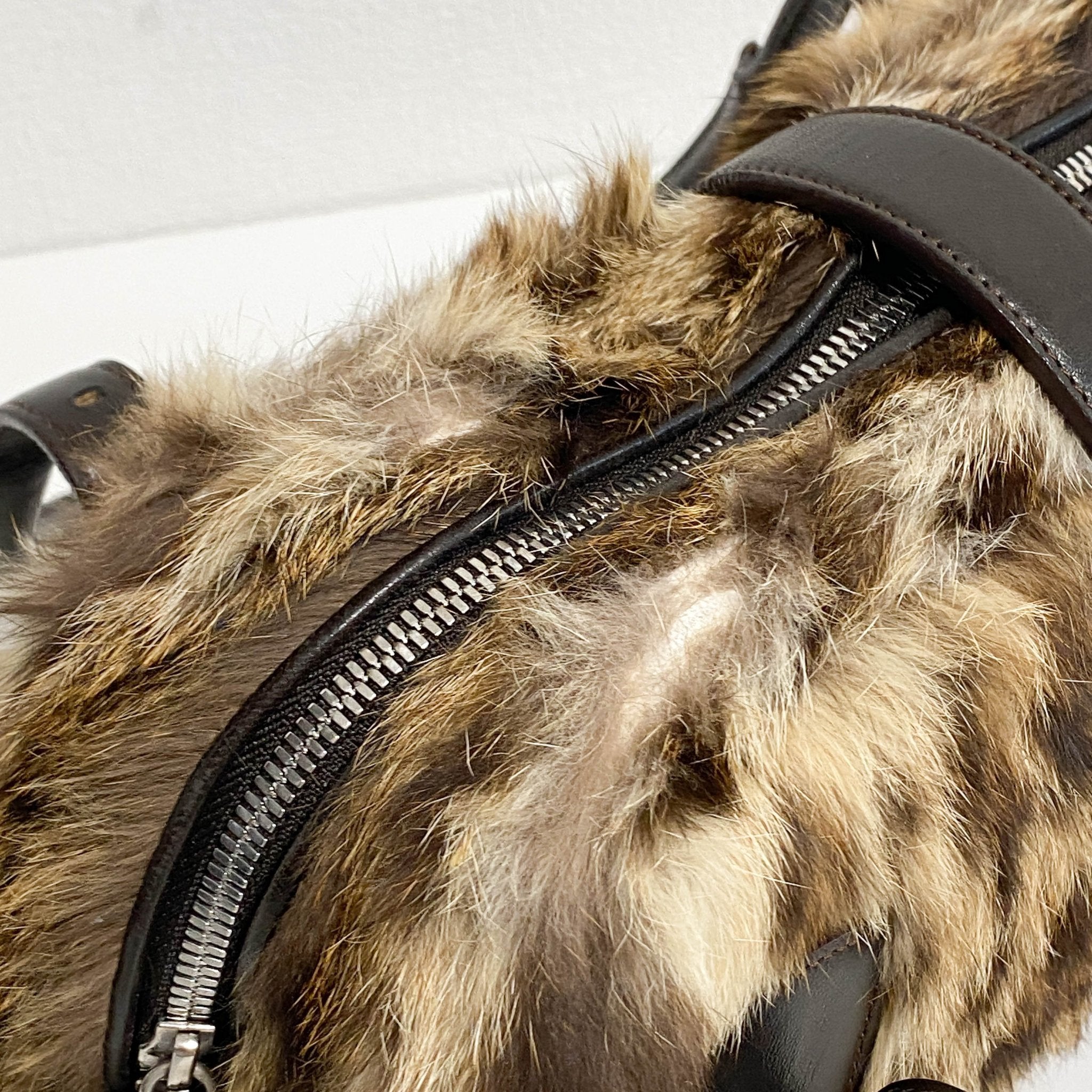 LOEWE Archive Rabbit Fur Brown Top Handle Bag, in , Sold by HIVE PRELOVED - Handle Bags, ,