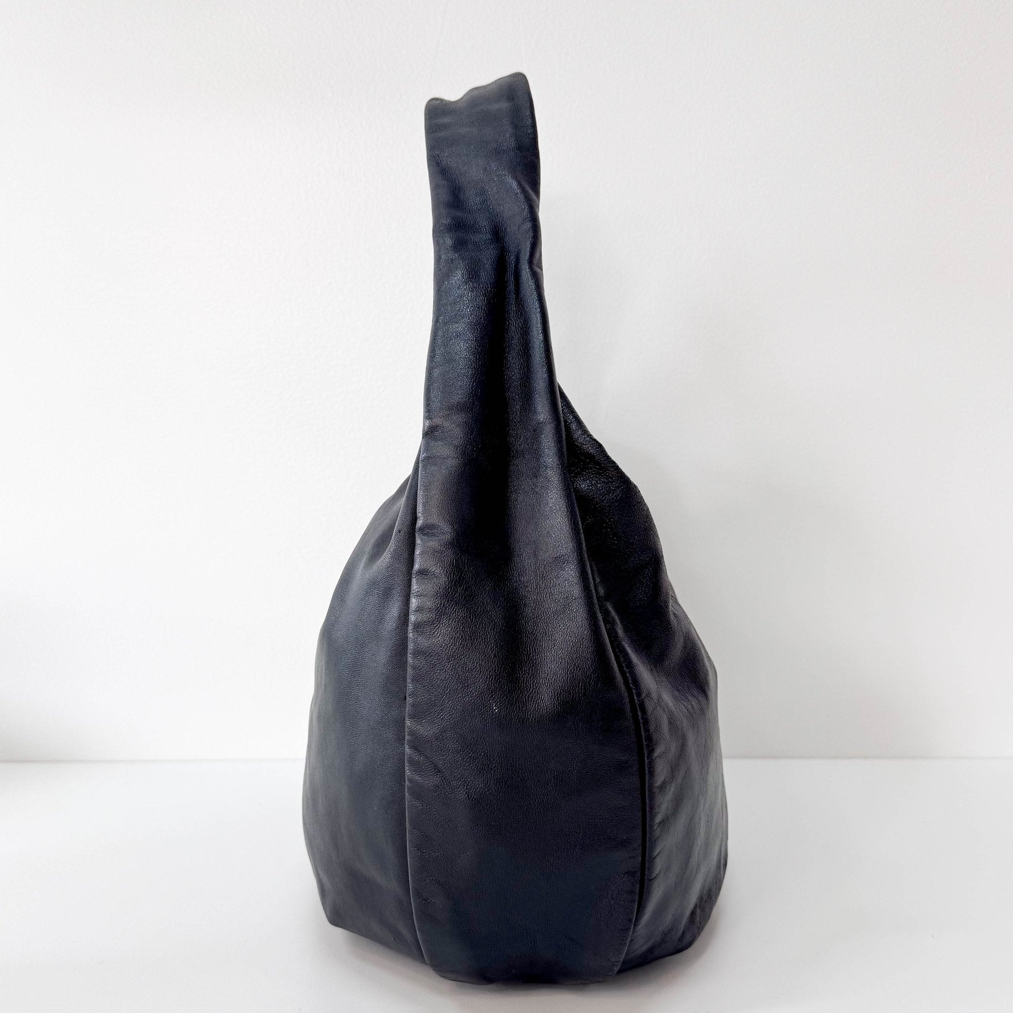 LOEWE Black Leather Hobo Shoulder Bag, in , Sold by HIVE PRELOVED - Shoulder Bags, ,