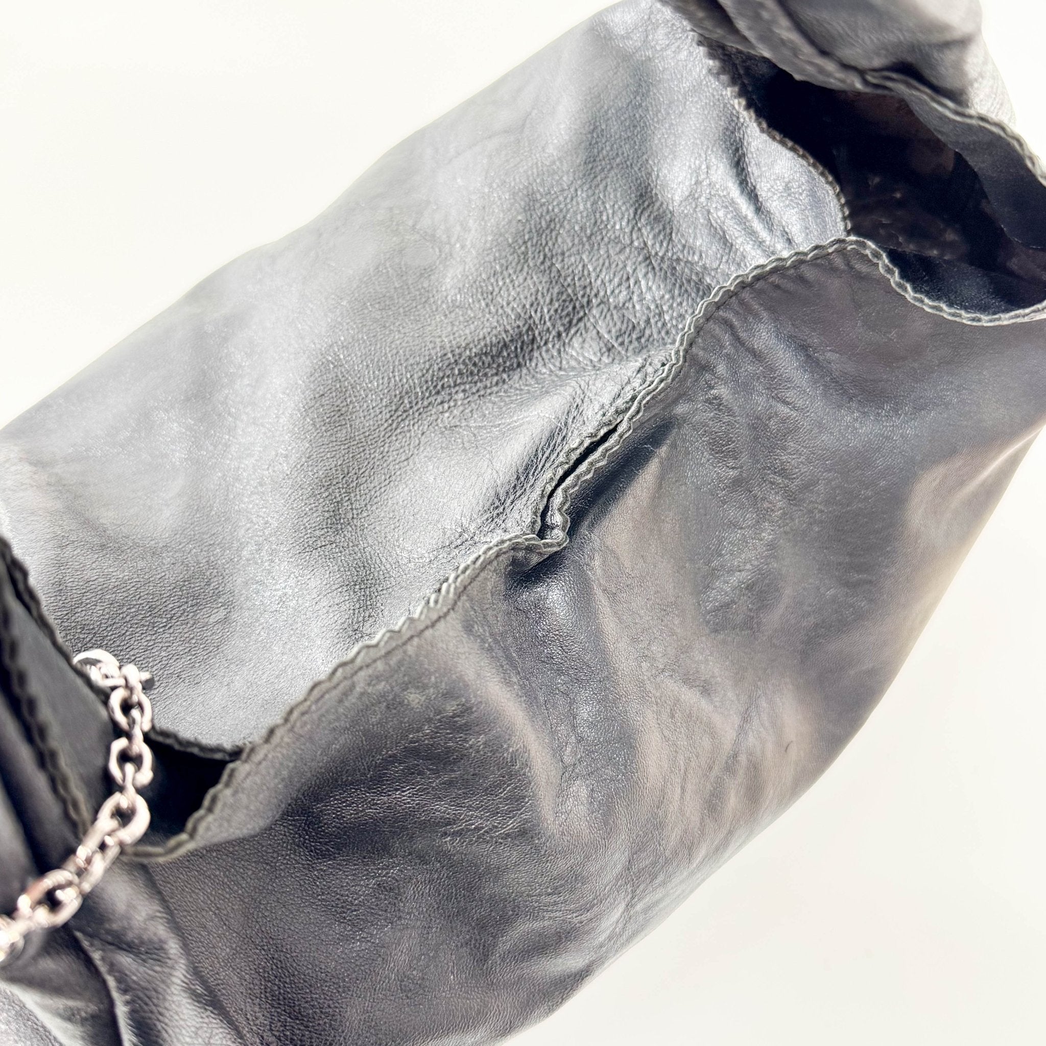 LOEWE Black Leather Hobo Shoulder Bag, in , Sold by HIVE PRELOVED - Shoulder Bags, ,