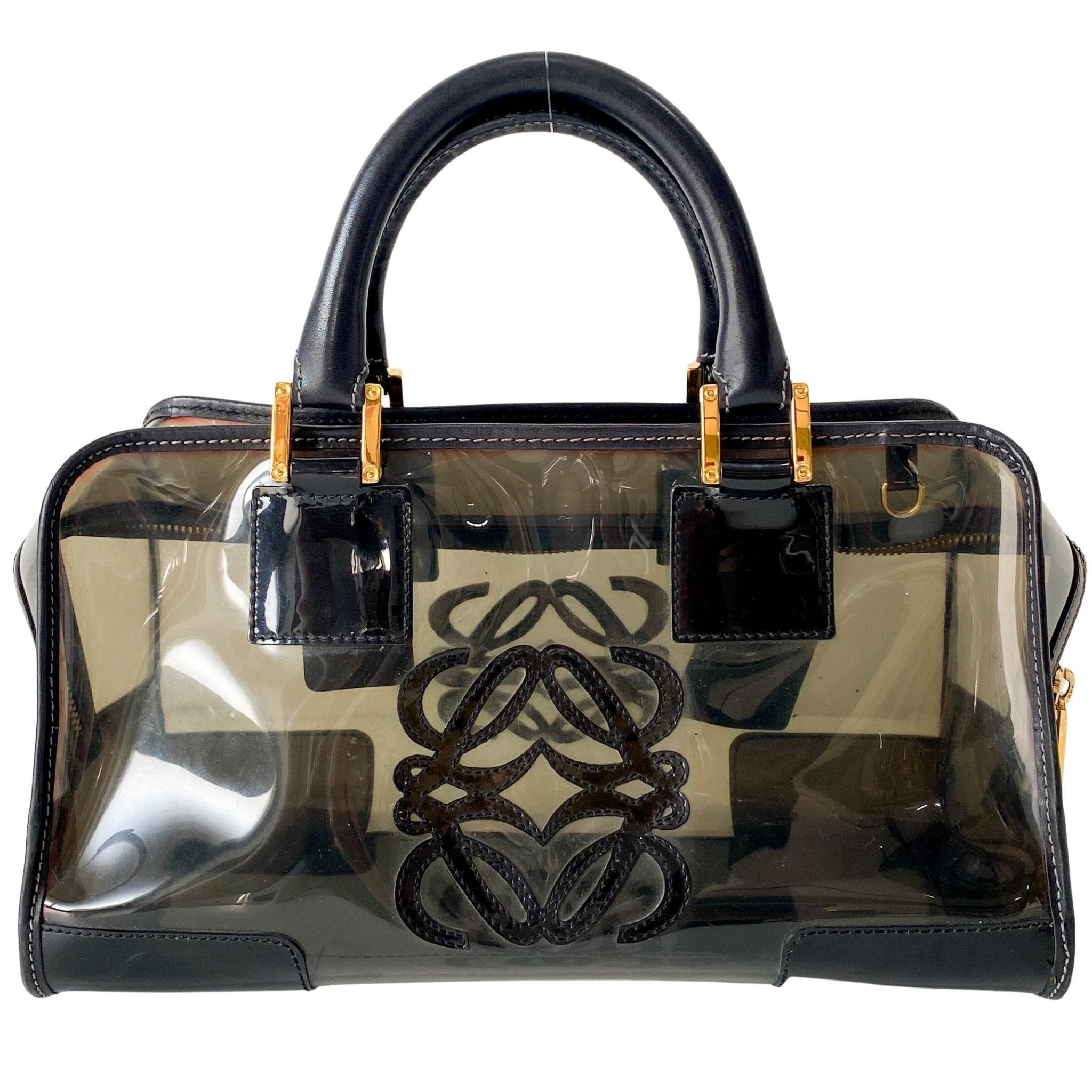 LOEWE Black Vinyl Transparent Handbag, in , Sold by HIVE PRELOVED - Handle Bags, ,