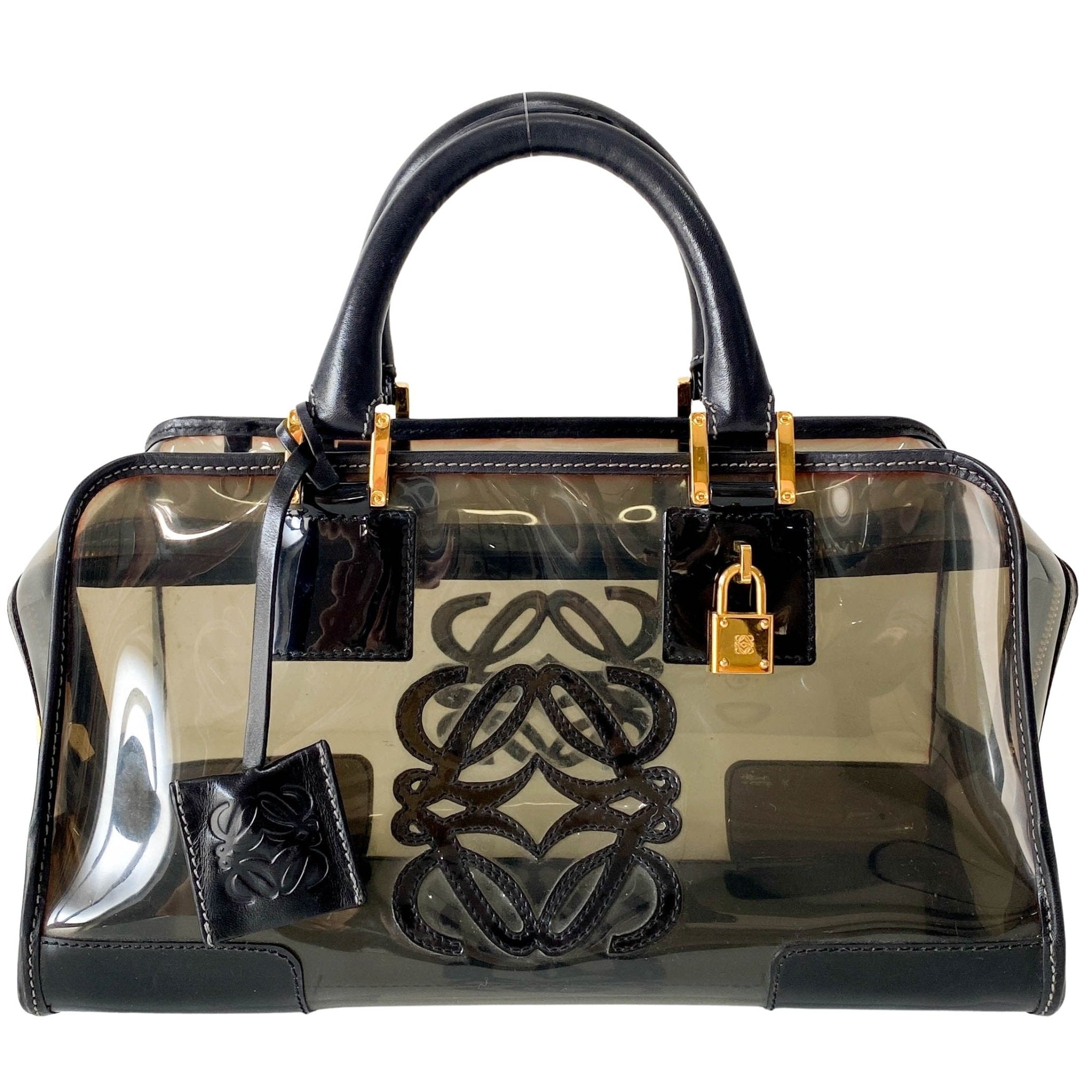 LOEWE Black Vinyl Transparent Handbag, in , Sold by HIVE PRELOVED - Handle Bags, ,