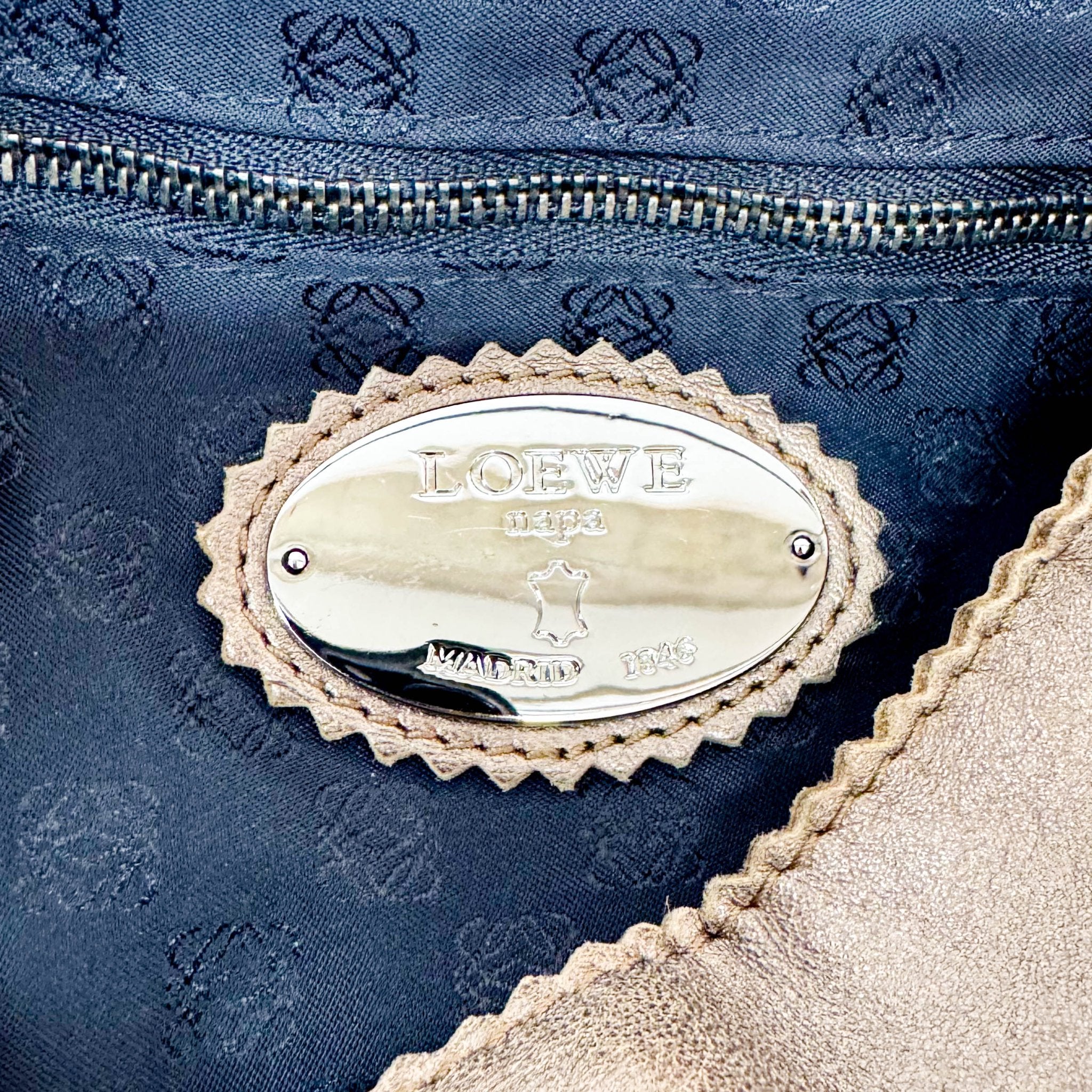 LOEWE Bronze Leather Shoulder Bag, in , Sold by HIVE PRELOVED - Shoulder Bags, ,