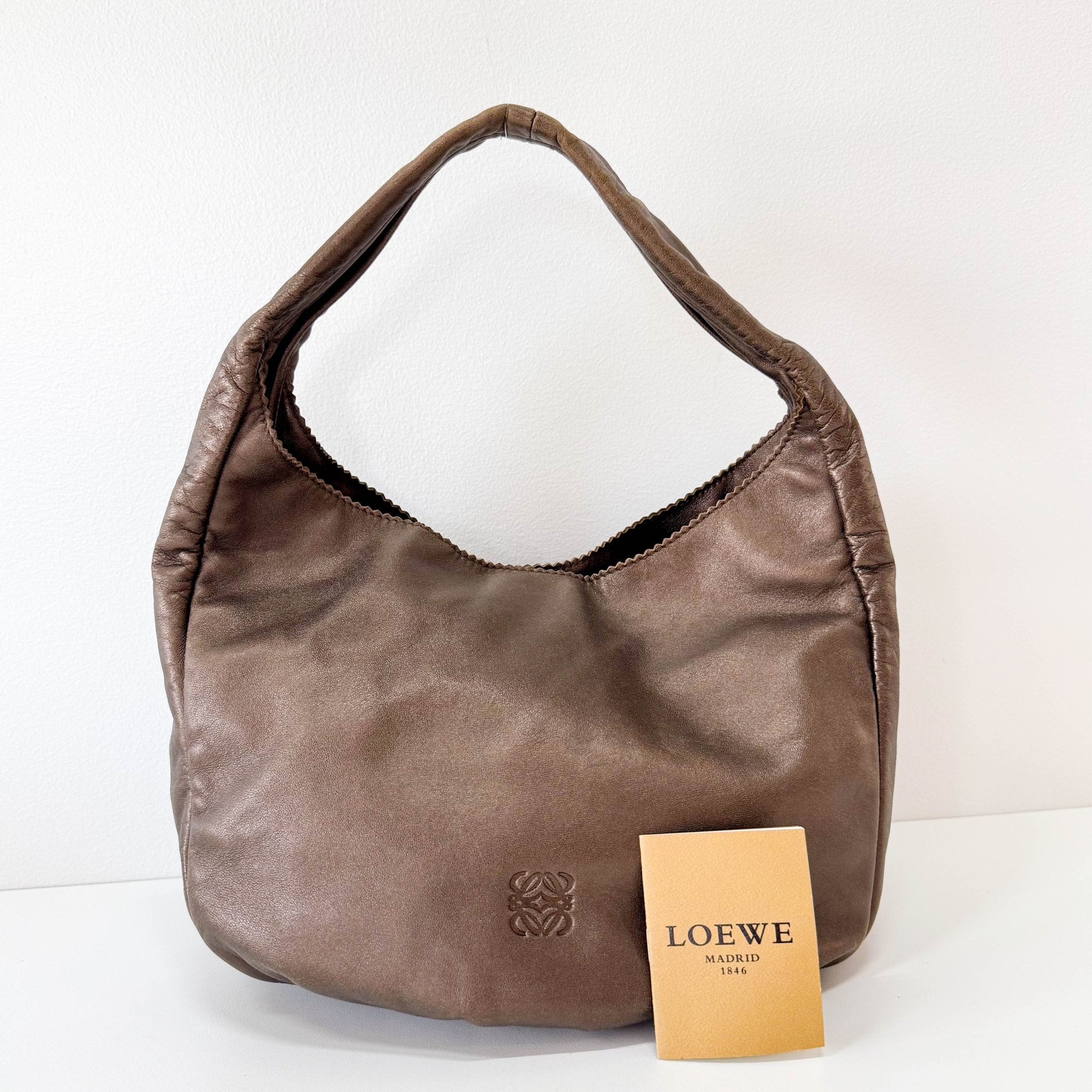 LOEWE Bronze Leather Shoulder Bag, in , Sold by HIVE PRELOVED - Shoulder Bags, ,